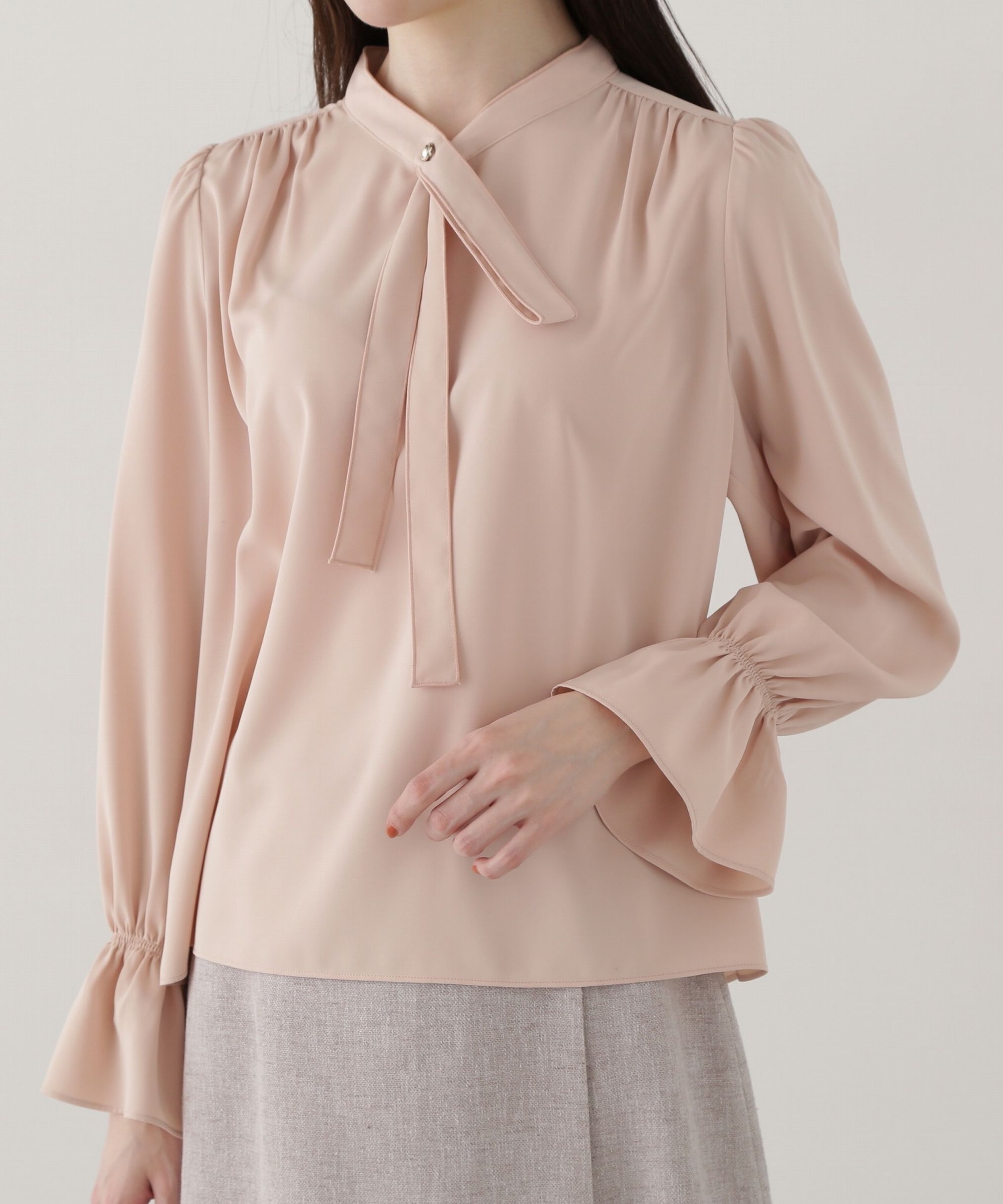 PROPORTION BODY DRESSING「ボウタイブラウス」|シャツ・ブラウス|