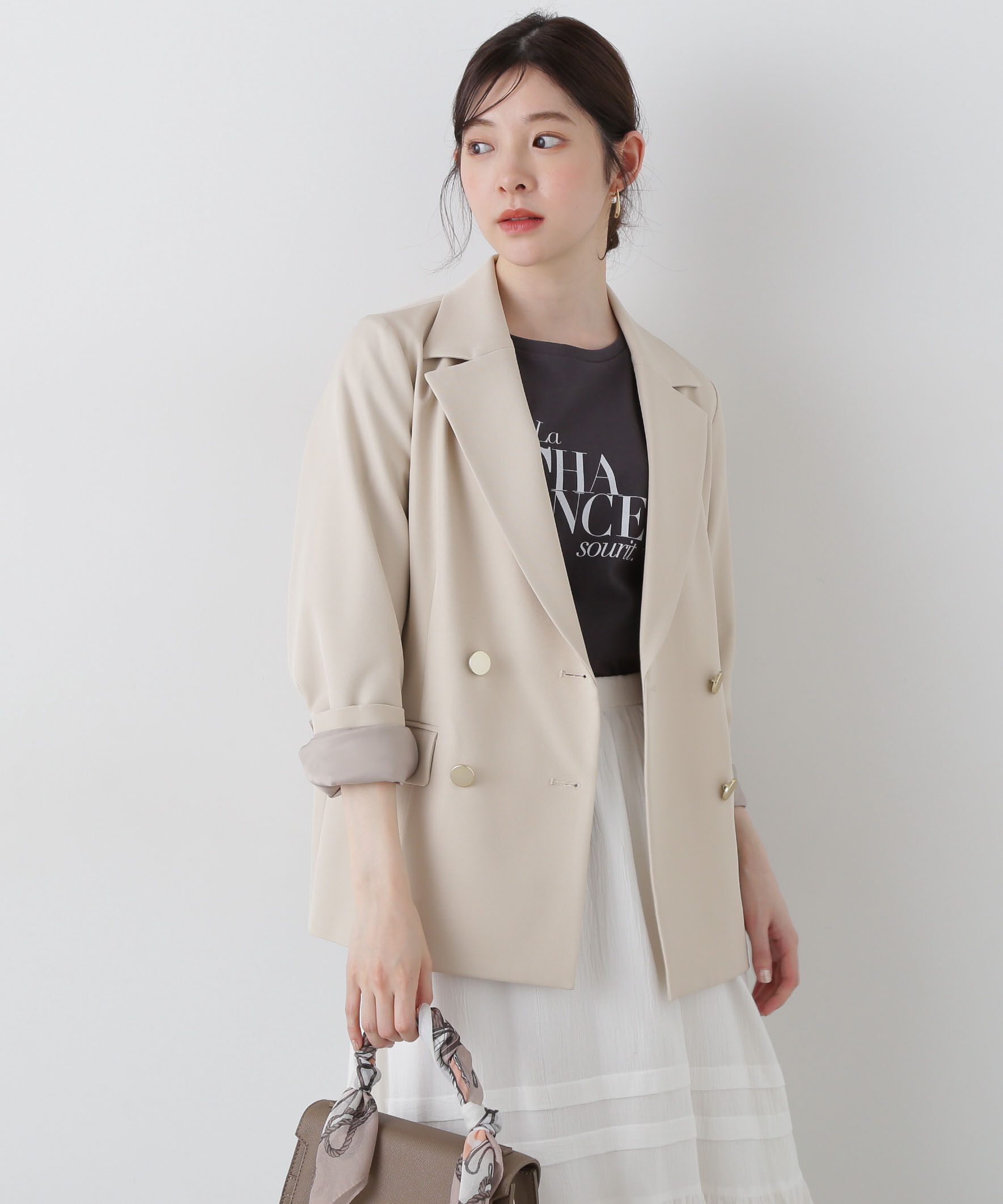 PROPORTION BODY DRESSING「セットアップダブルテーラードジャケット」|その他|