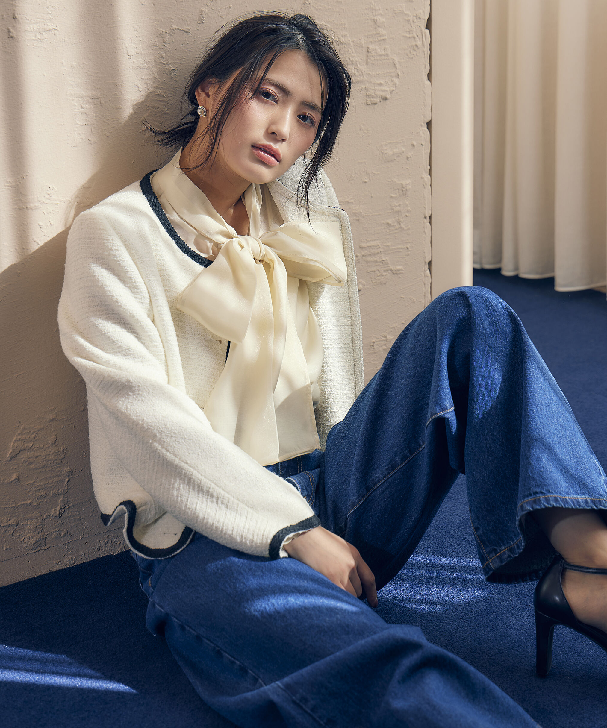 PROPORTION BODY DRESSING「ツイードジャケット」|ブルゾン・スタジャン|