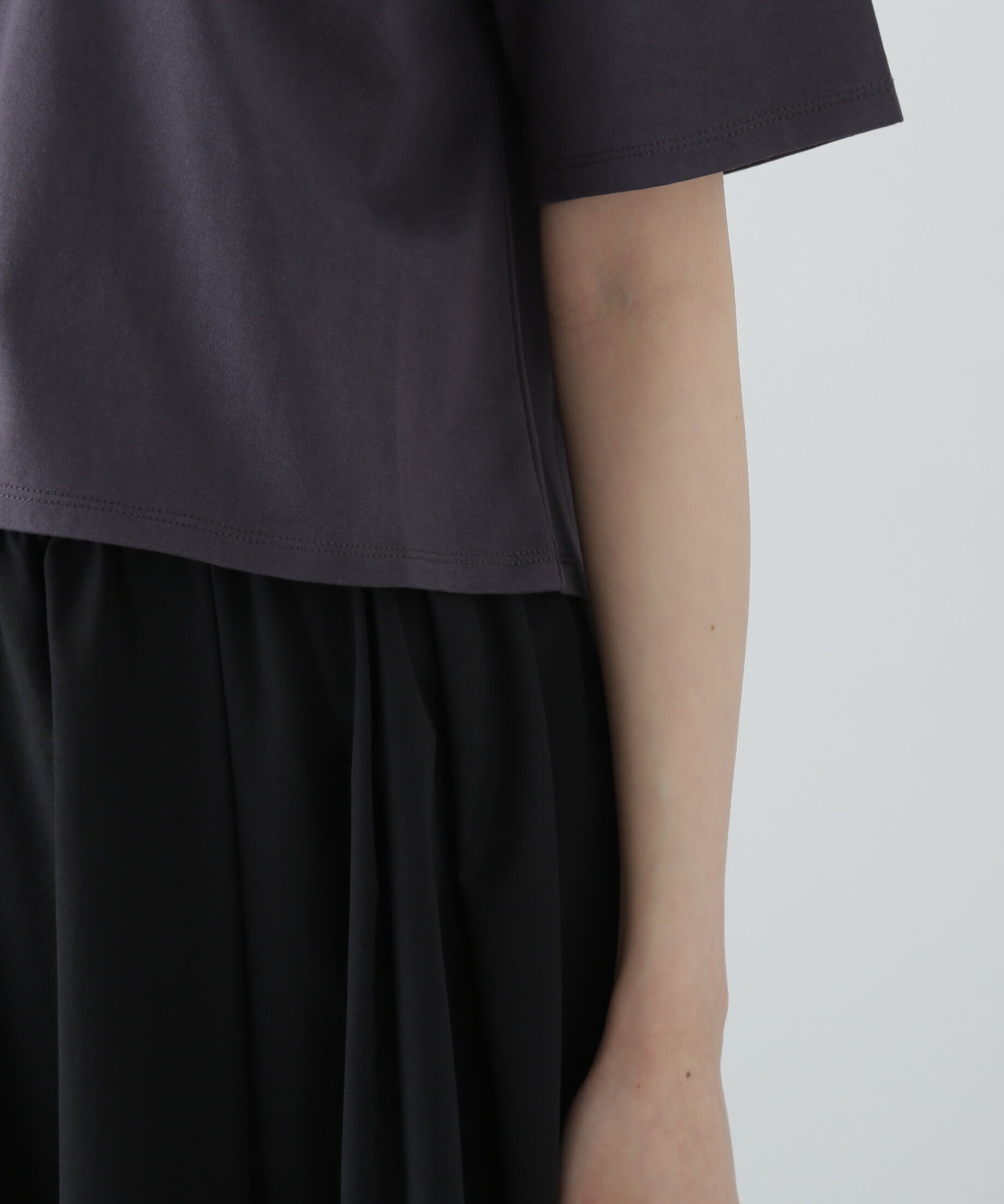 PROPORTION BODY DRESSING「ワンポイント刺繍Tシャツ」|Tシャツ・カットソー|