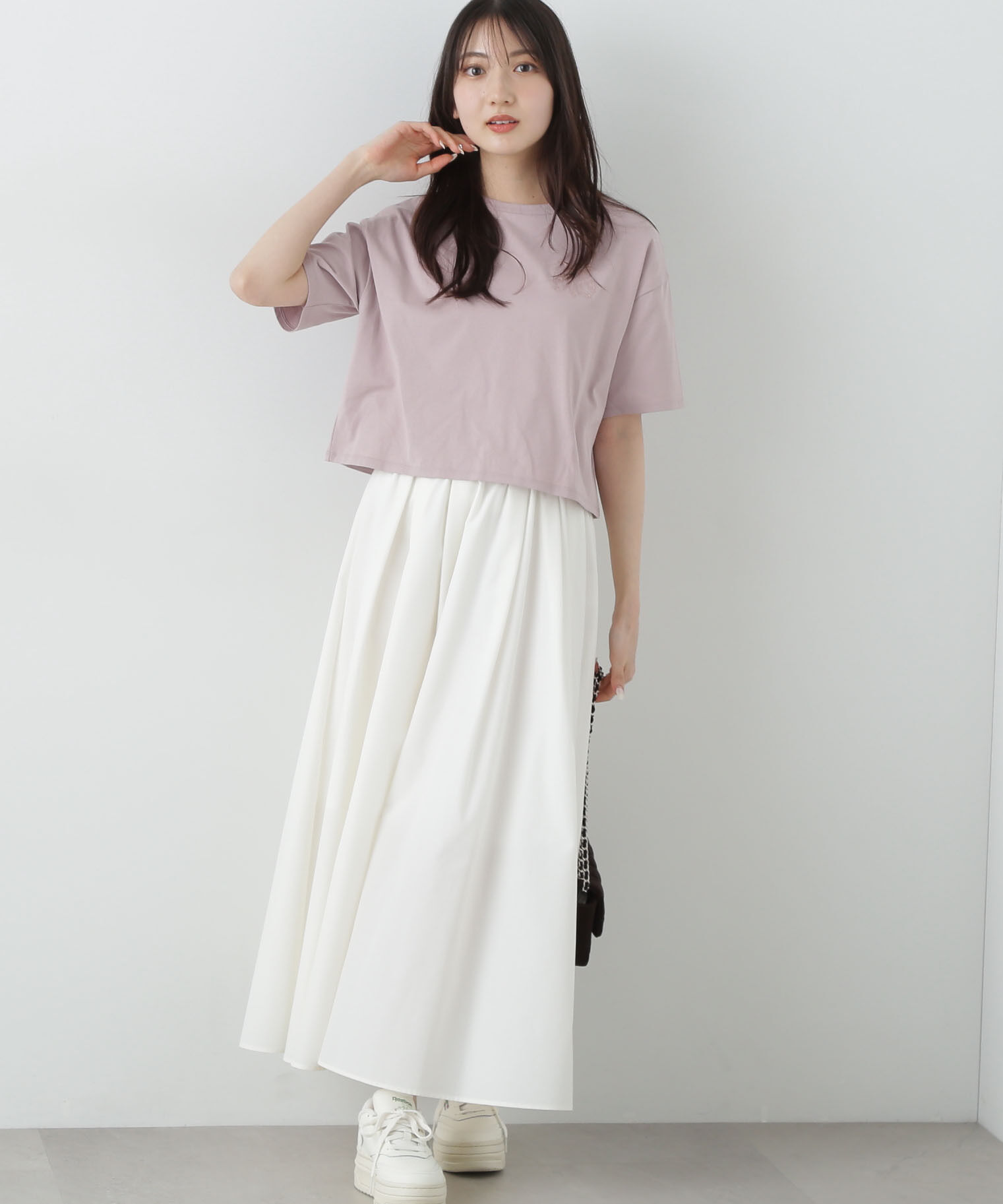 PROPORTION BODY DRESSING「ワンポイント刺繍Tシャツ」|Tシャツ・カットソー|