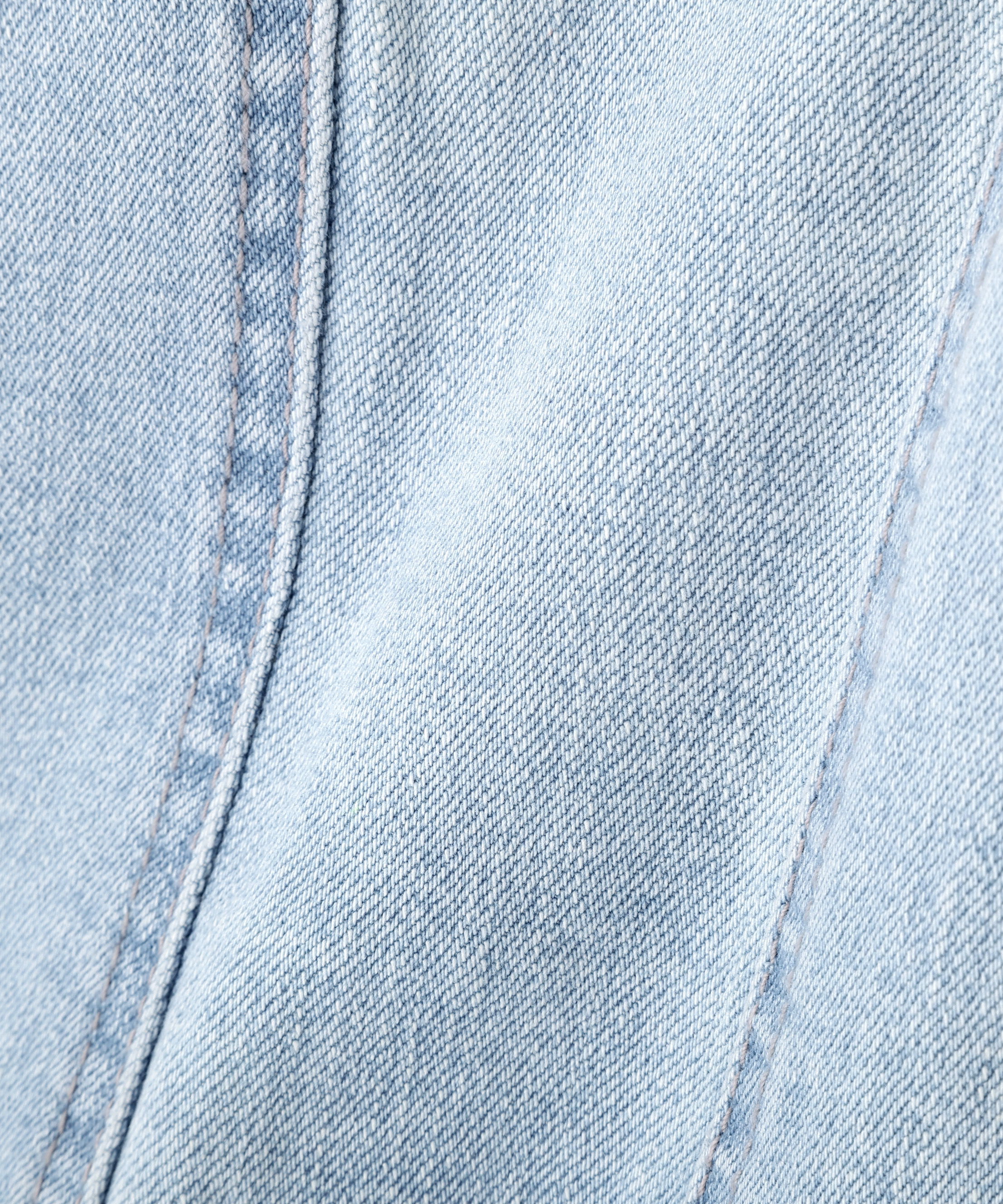  「ルーズカラーデニムジャケット」|ブルゾン・スタジャン|