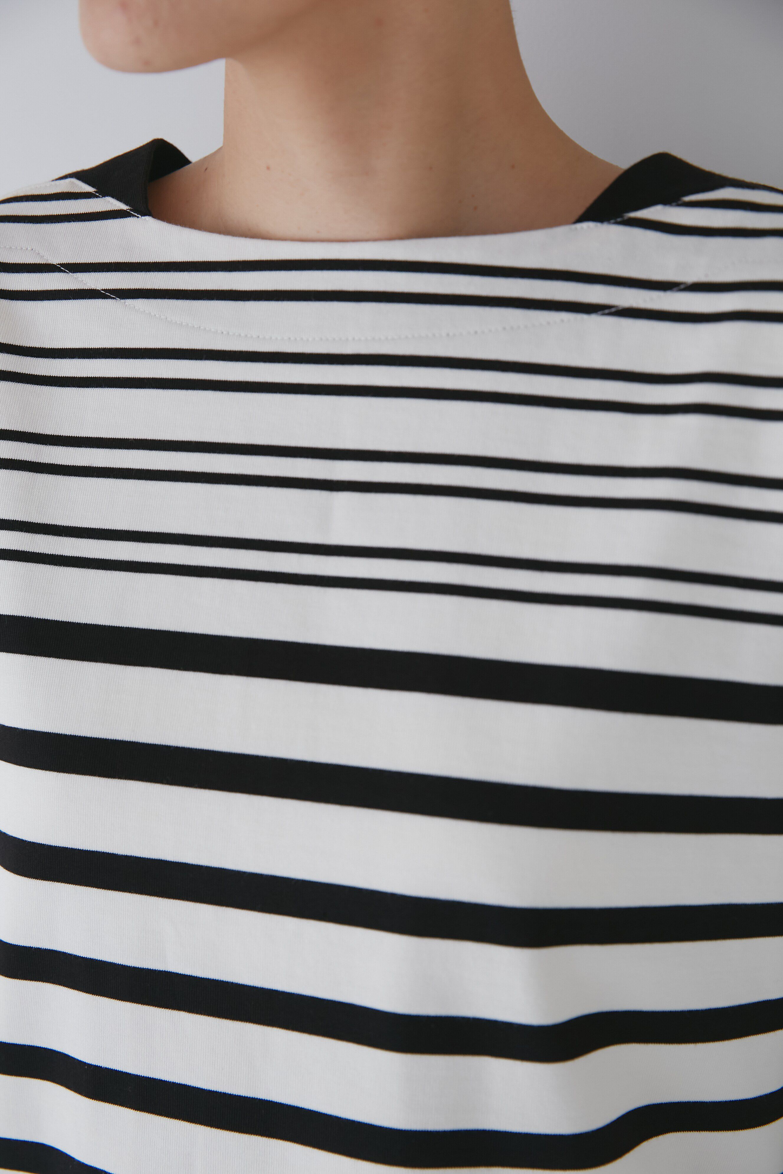  「天竺パネルボーダープルオーバー」|Tシャツ・カットソー|