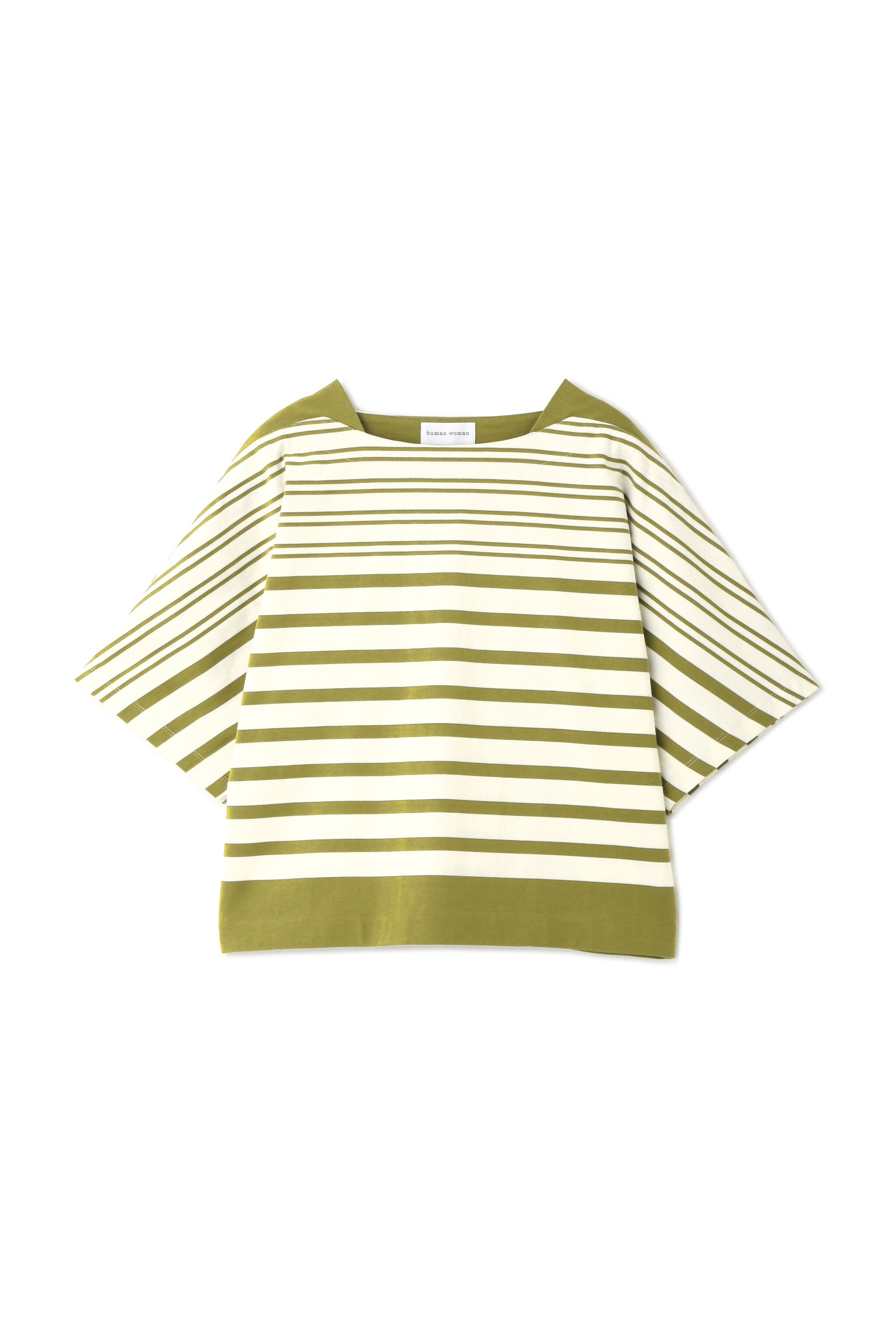  「天竺パネルボーダープルオーバー」|Tシャツ・カットソー|