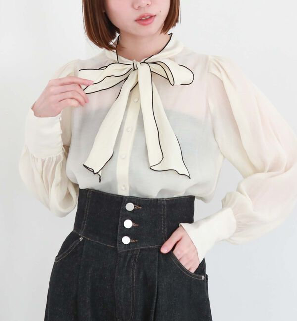 archives「２ｗａｙボウタイボリュームブラウス／」|シャツ・ブラウス|
