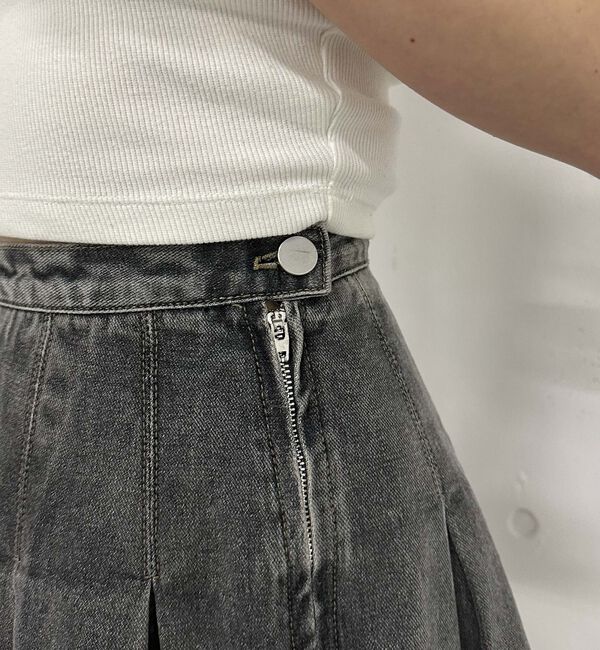 archives「デニムプリーツミニスカート」|スカート|