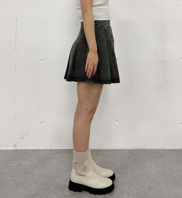 archives「デニムプリーツミニスカート」|スカート|