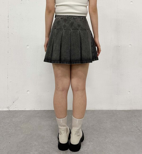 archives「デニムプリーツミニスカート」|スカート|
