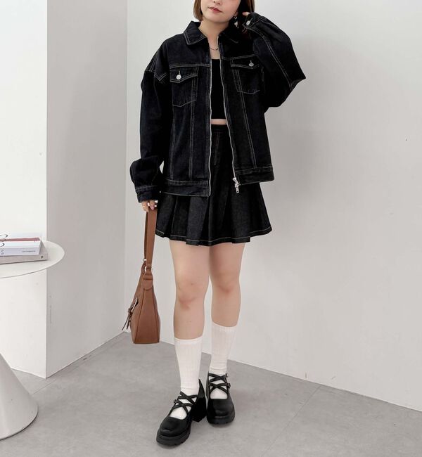 archives「デニムプリーツミニスカート」|スカート|