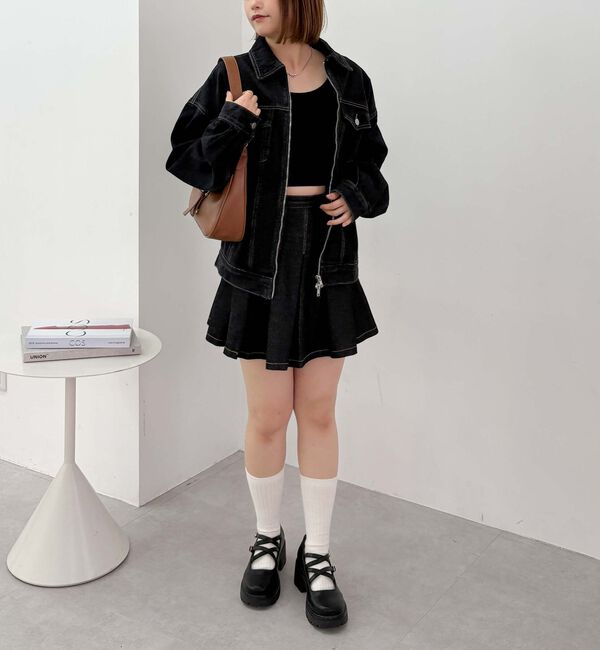 archives「デニムプリーツミニスカート」|スカート|