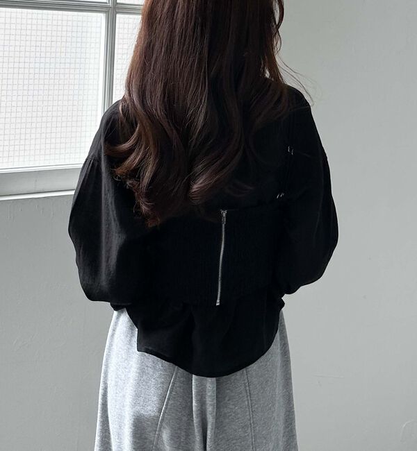 archives「ドロストビスチェ&times;シャツＳＥＴ」|カーディガン|