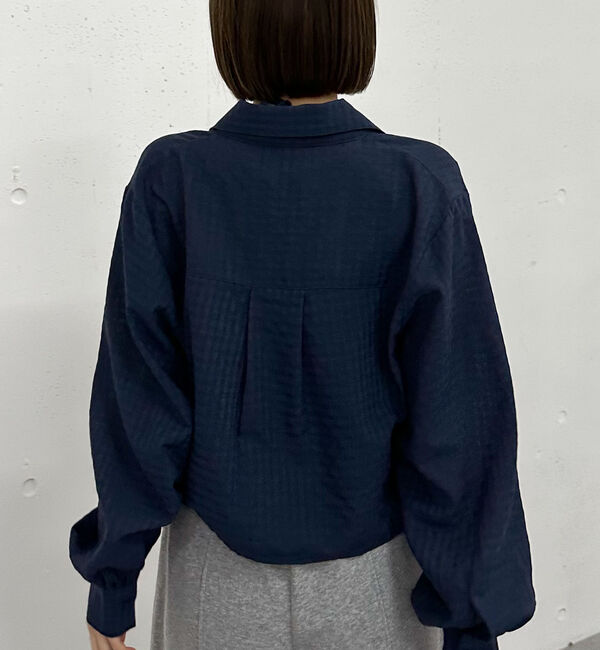 archives「チェックシャーリングビスチェ&times;シャツＳＥＴ」|カーディガン|