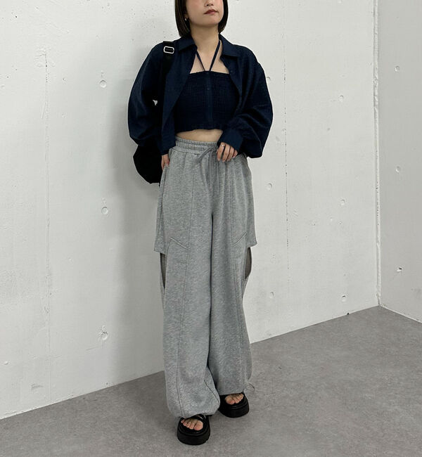 archives「チェックシャーリングビスチェ&times;シャツＳＥＴ」|カーディガン|