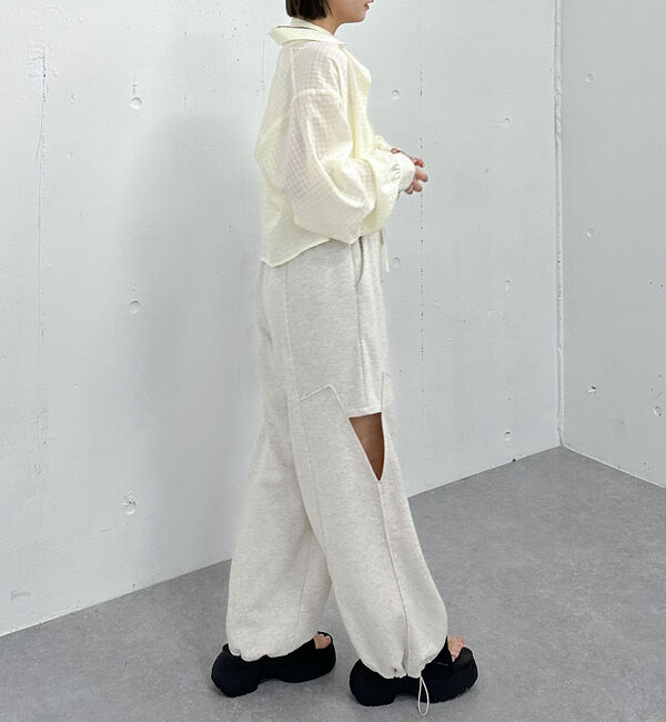 archives「チェックシャーリングビスチェ&times;シャツＳＥＴ」|カーディガン|