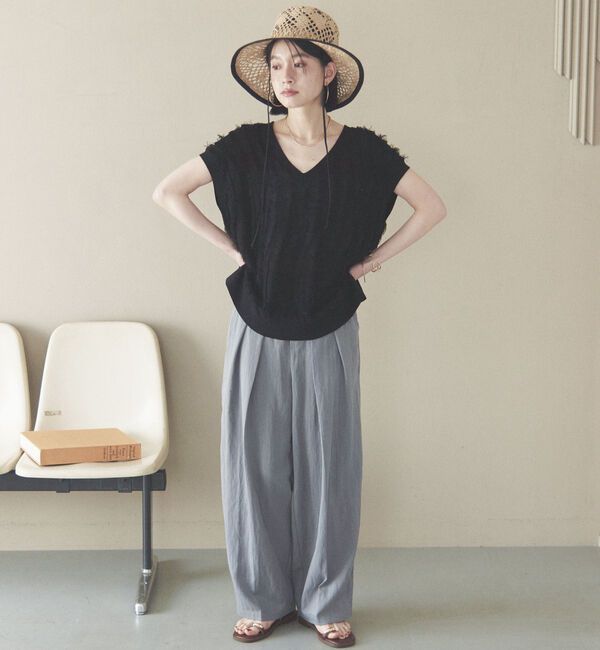 Doux archives「２タックコクーンパンツ」|チノ|