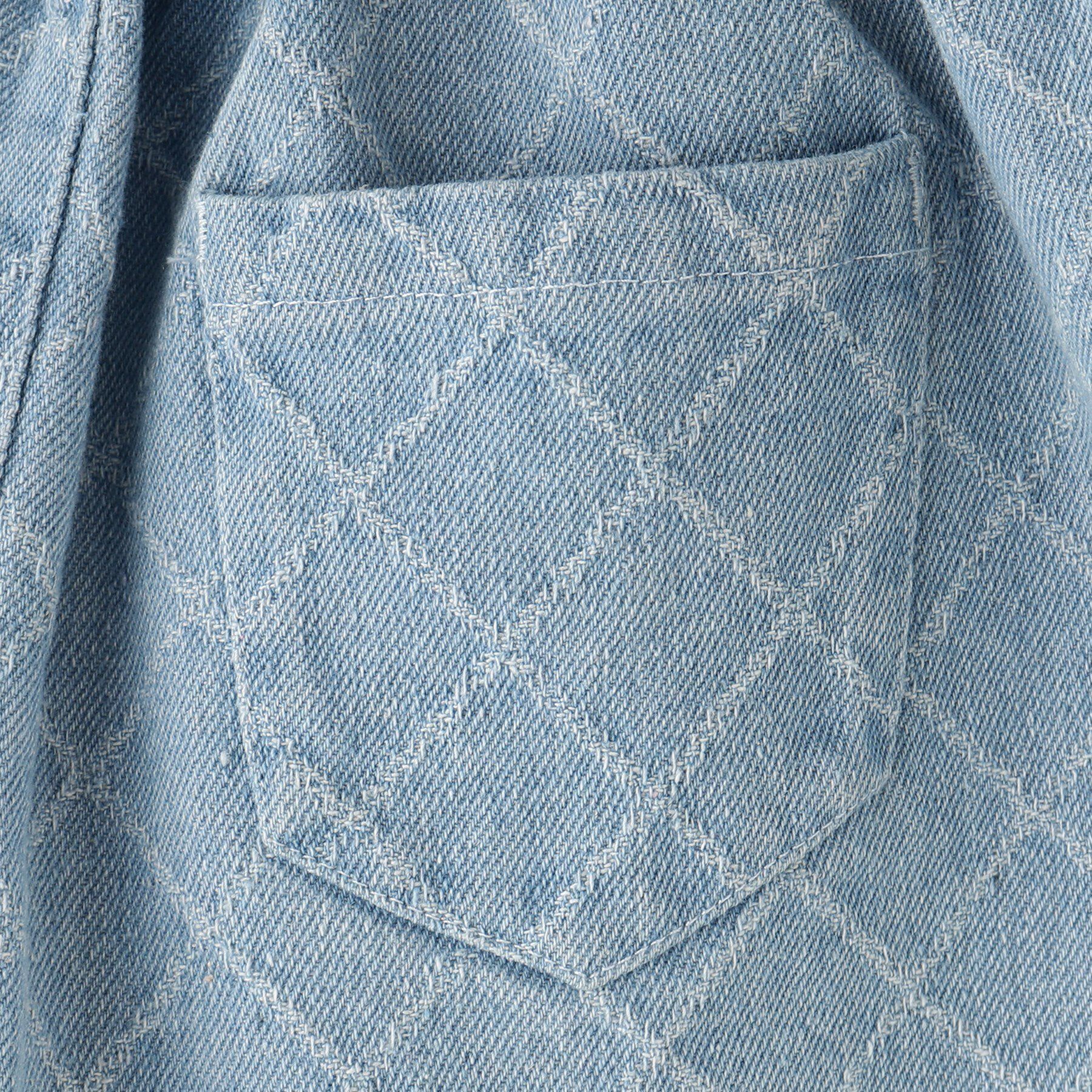 SHOO･LA･RUE「【110-140cm】格子ジャカードデニムショートパンツ」|その他|