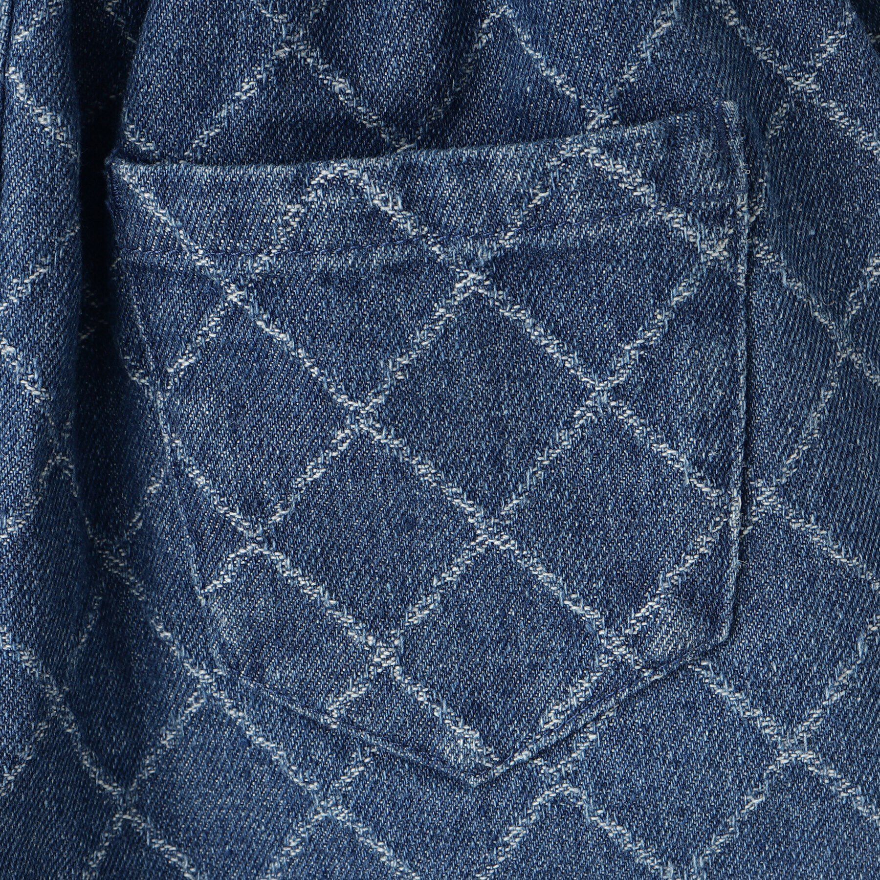 SHOO･LA･RUE「【110-140cm】格子ジャカードデニムショートパンツ」|その他|