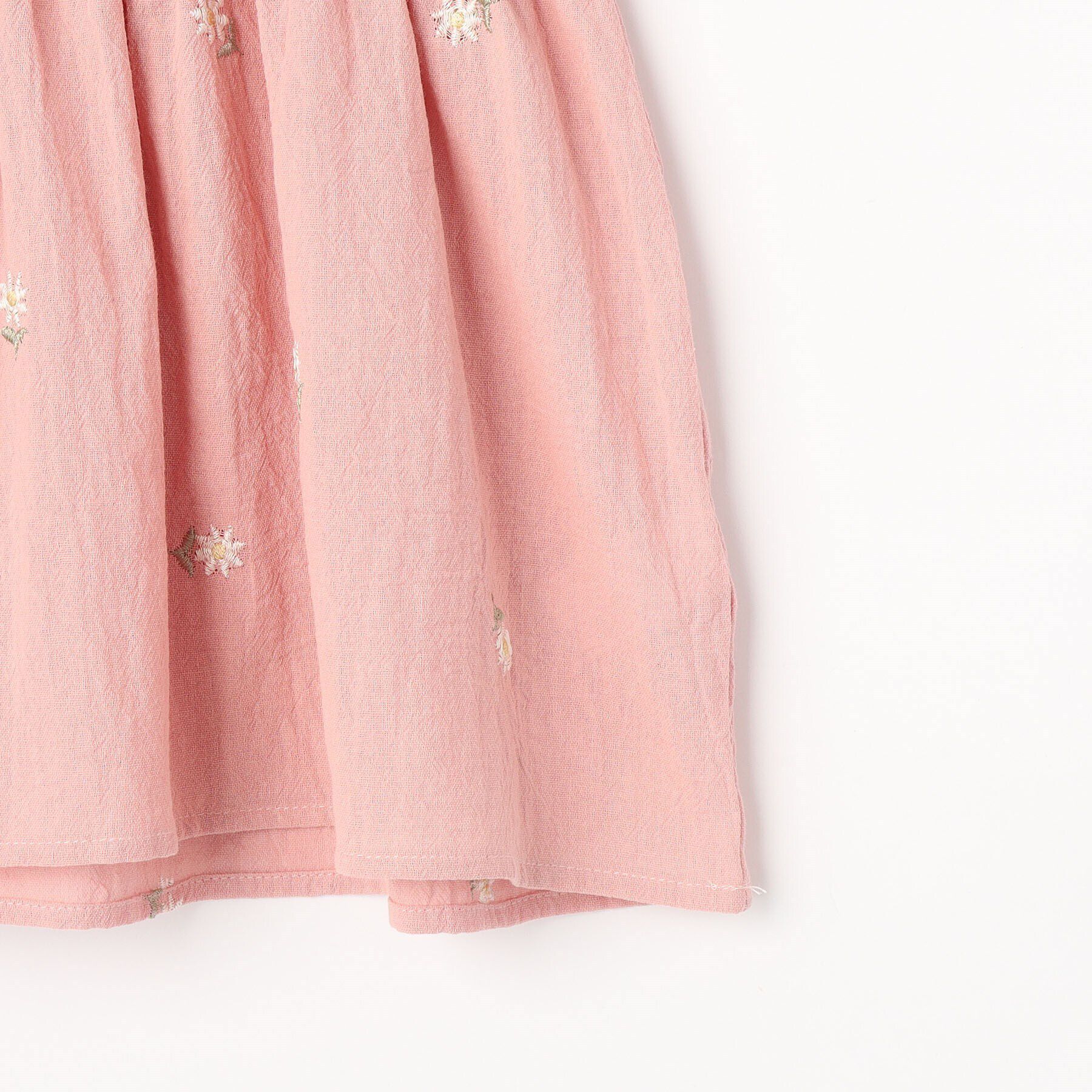 SHOO･LA･RUE「【110-140cm】ビック衿お花刺繍ブラウス」|シャツ・ブラウス|