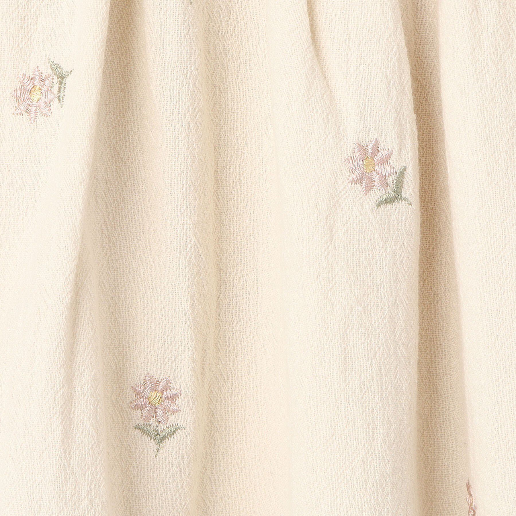 SHOO･LA･RUE「【110-140cm】ビック衿お花刺繍ブラウス」|シャツ・ブラウス|