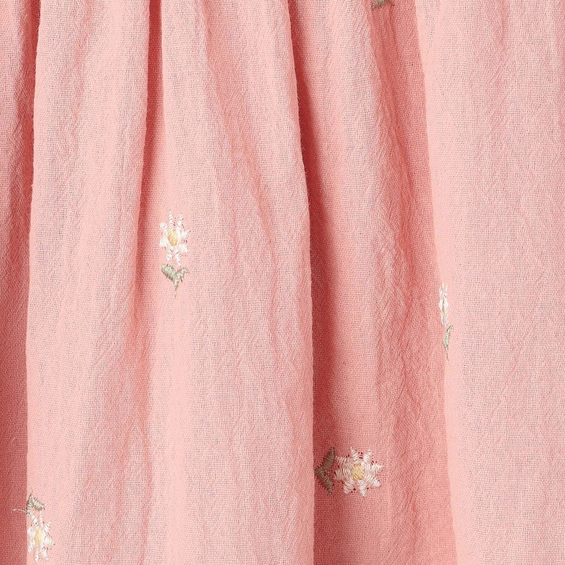 SHOO･LA･RUE「【110-140cm】ビック衿お花刺繍ブラウス」|シャツ・ブラウス|