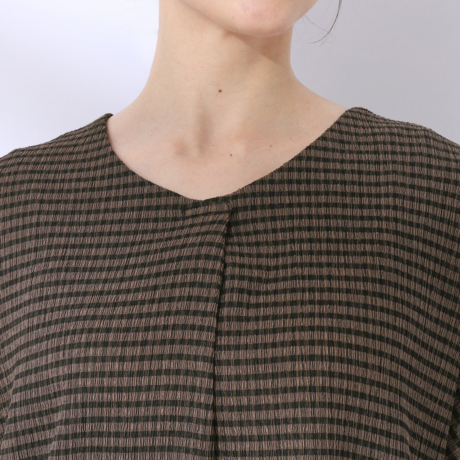 SHOO･LA･RUE「【洗える】甘すぎないギンガムチェック トップス」|Tシャツ・カットソー|