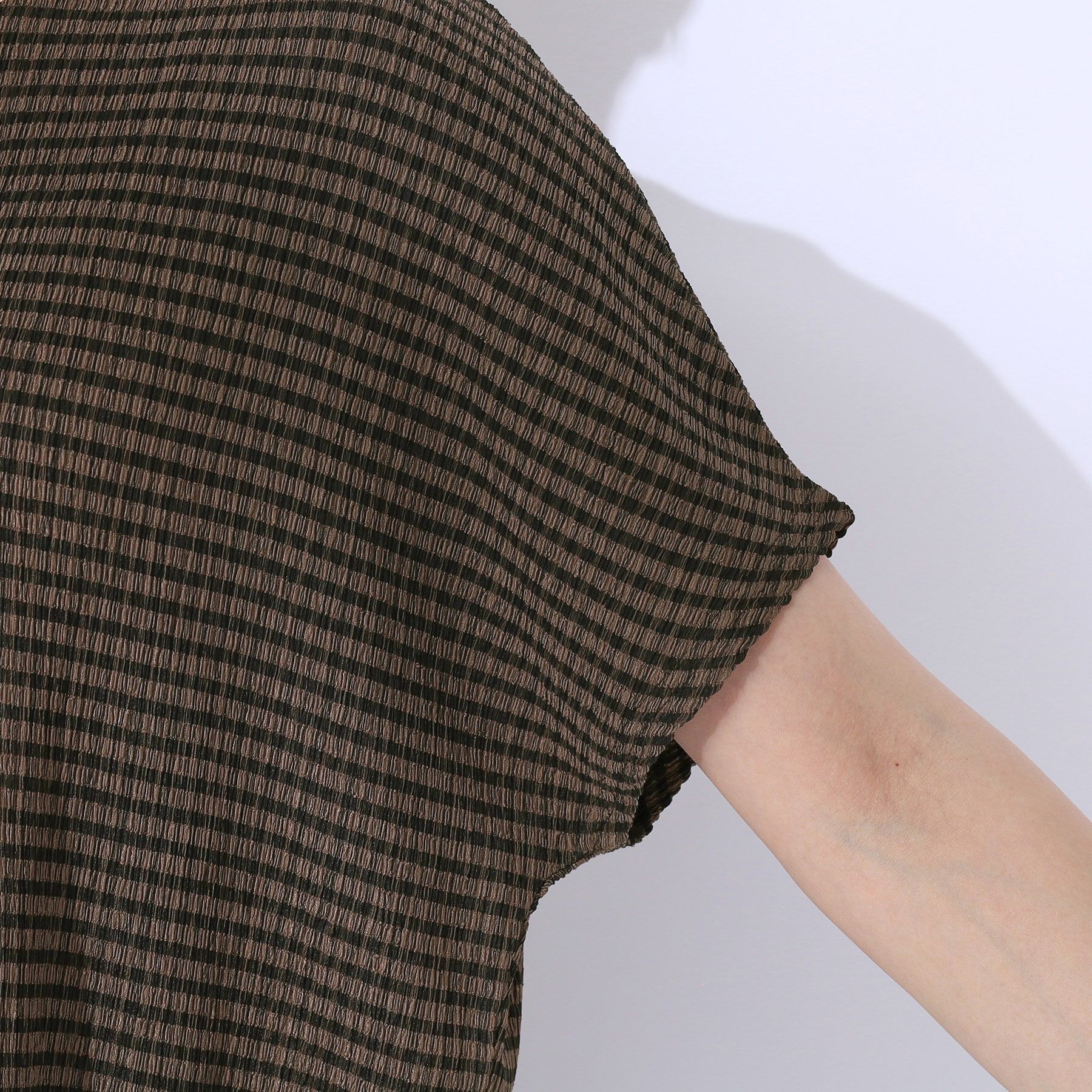 SHOO･LA･RUE「【洗える】甘すぎないギンガムチェック トップス」|Tシャツ・カットソー|