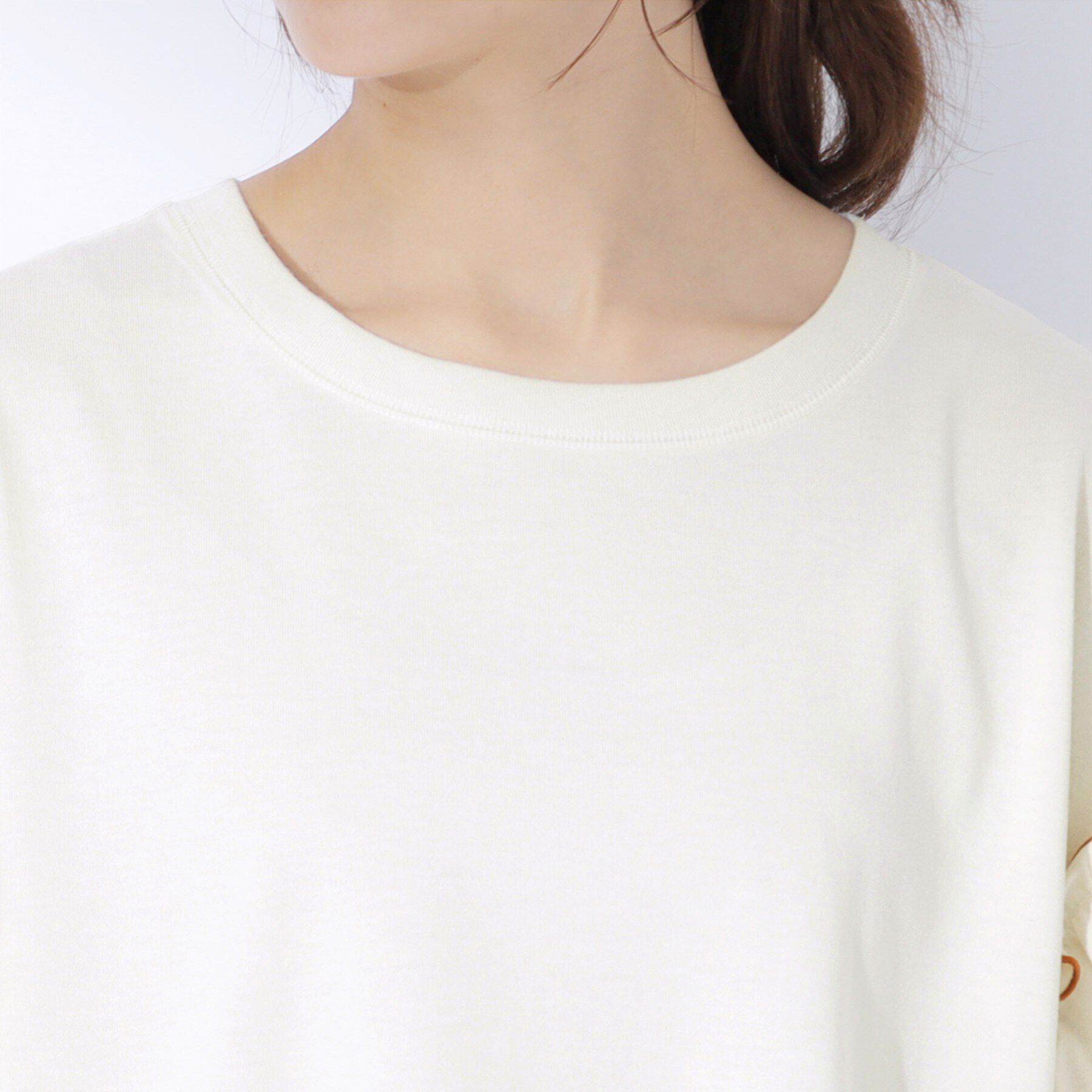 SHOO･LA･RUE「配色メロウがポイント お袖フリルチュニックワンピース」|チュニック|