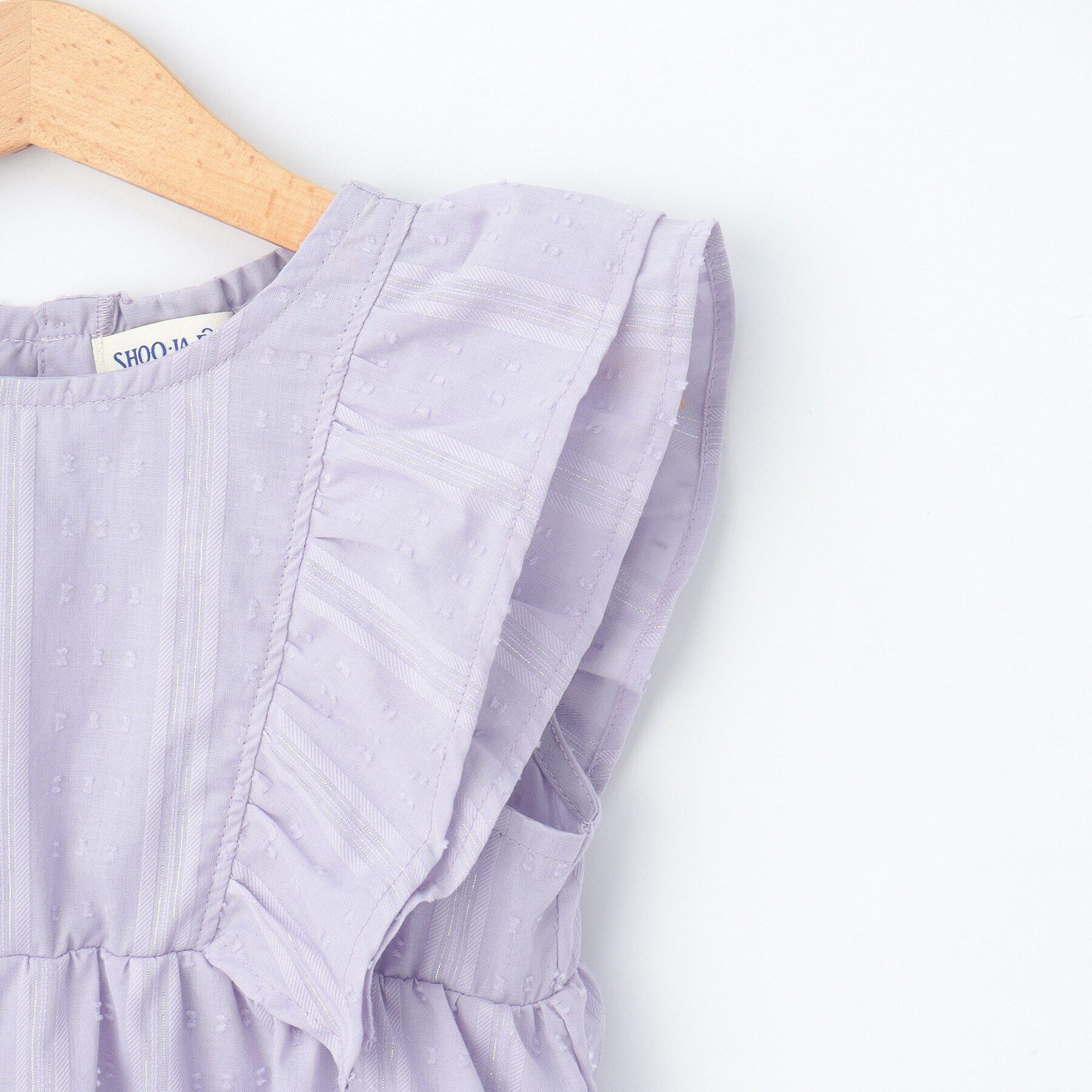 SHOO･LA･RUE「【110-140cm】カットドビーフリルブラウス」|シャツ・ブラウス|