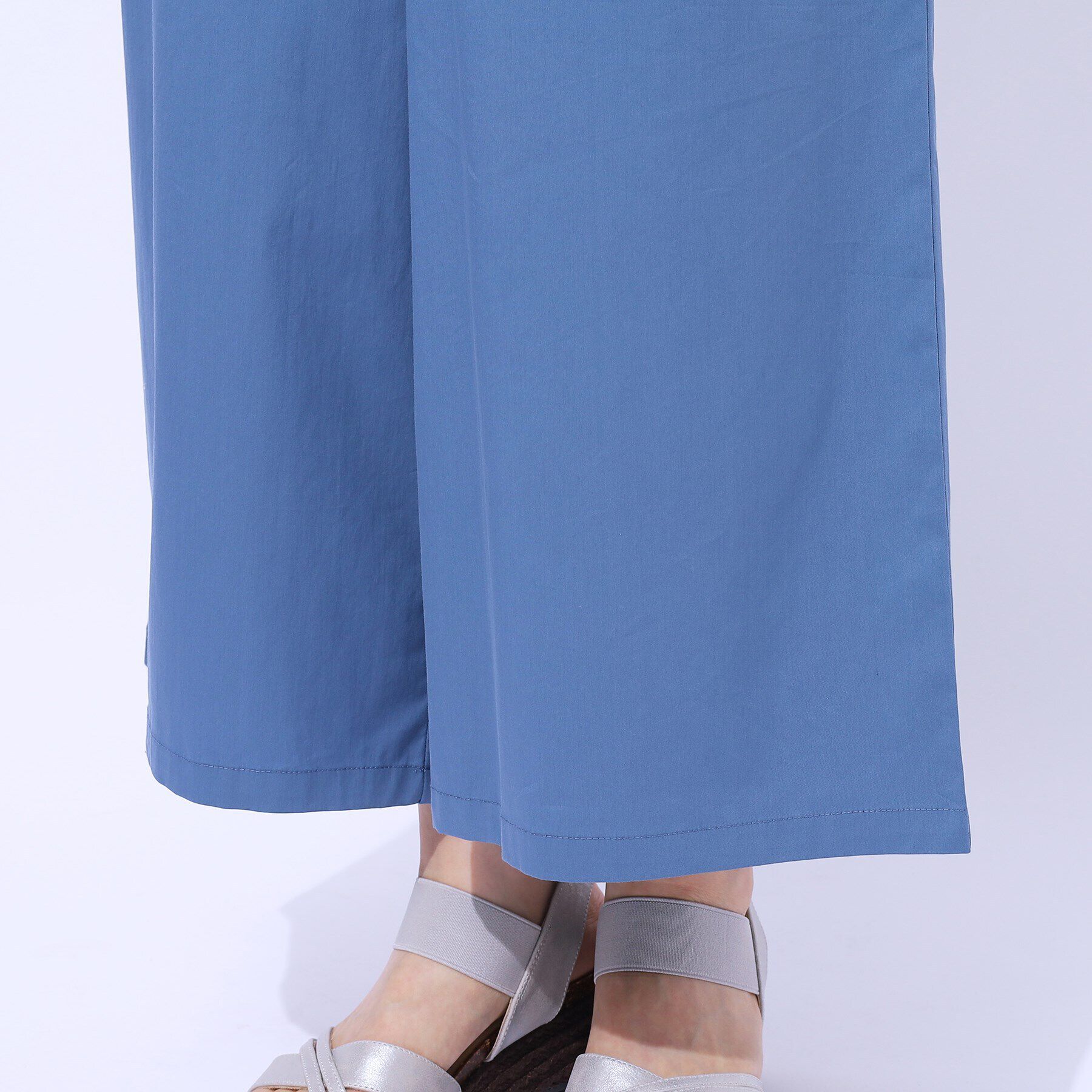 SHOO･LA･RUE「【UV/8分丈】低身長さんにも 金ボタンがアクセント フラップポケットパンツ」|その他|