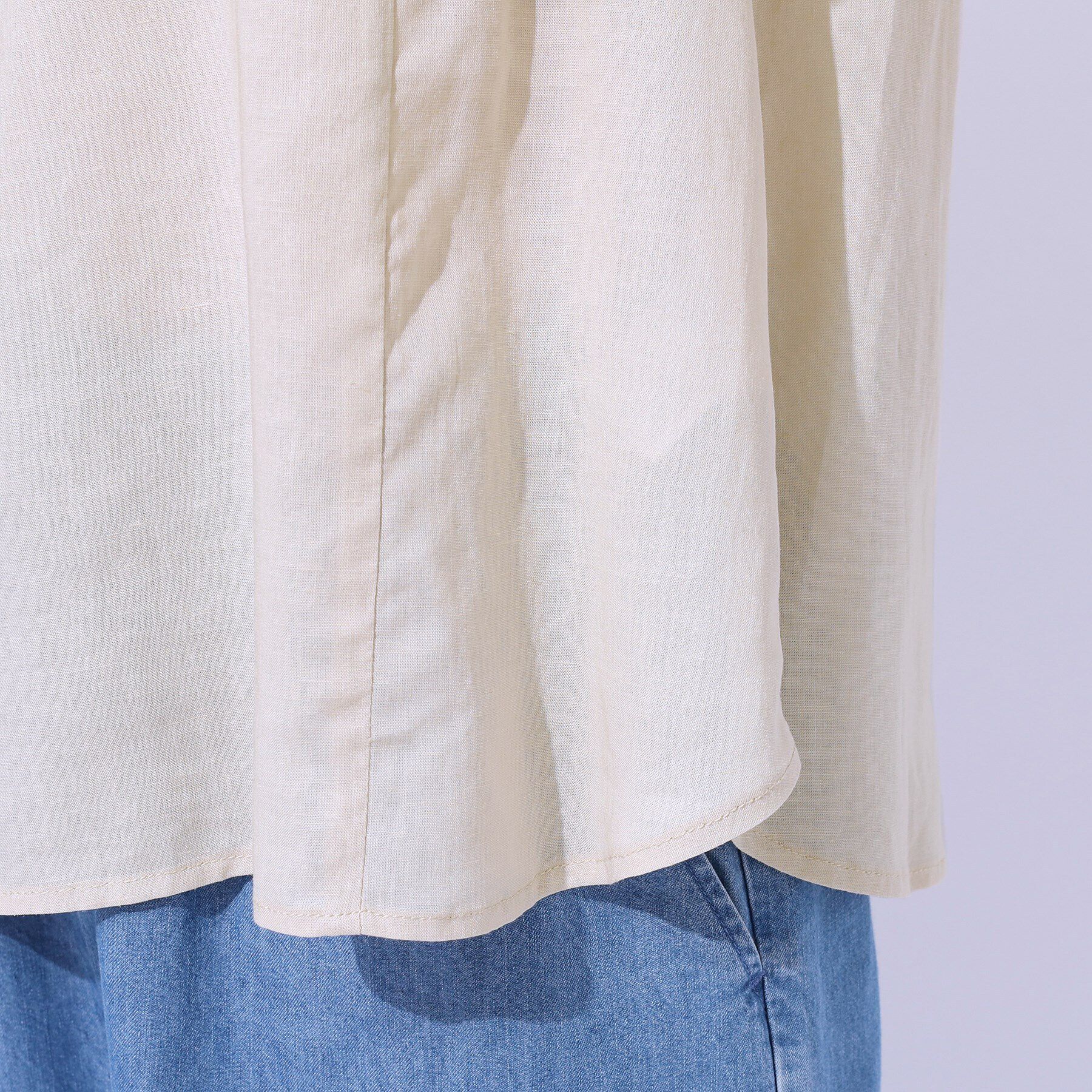 SHOO･LA･RUE「【無理せずキレイ】はしごレースお袖フレアーブラウス」|シャツ・ブラウス|