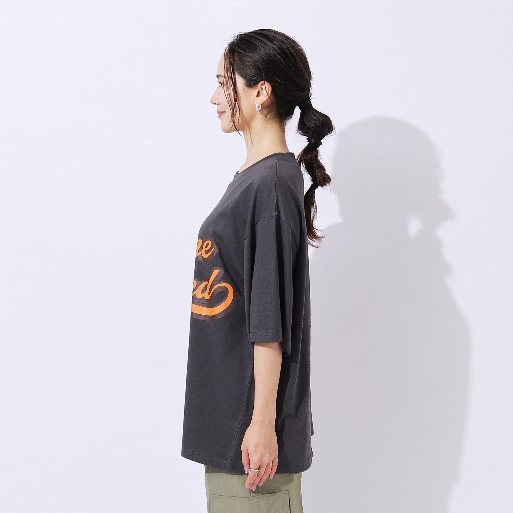 SHOO･LA･RUE「【洗える】リメイク風Tシャツ」|Tシャツ・カットソー|