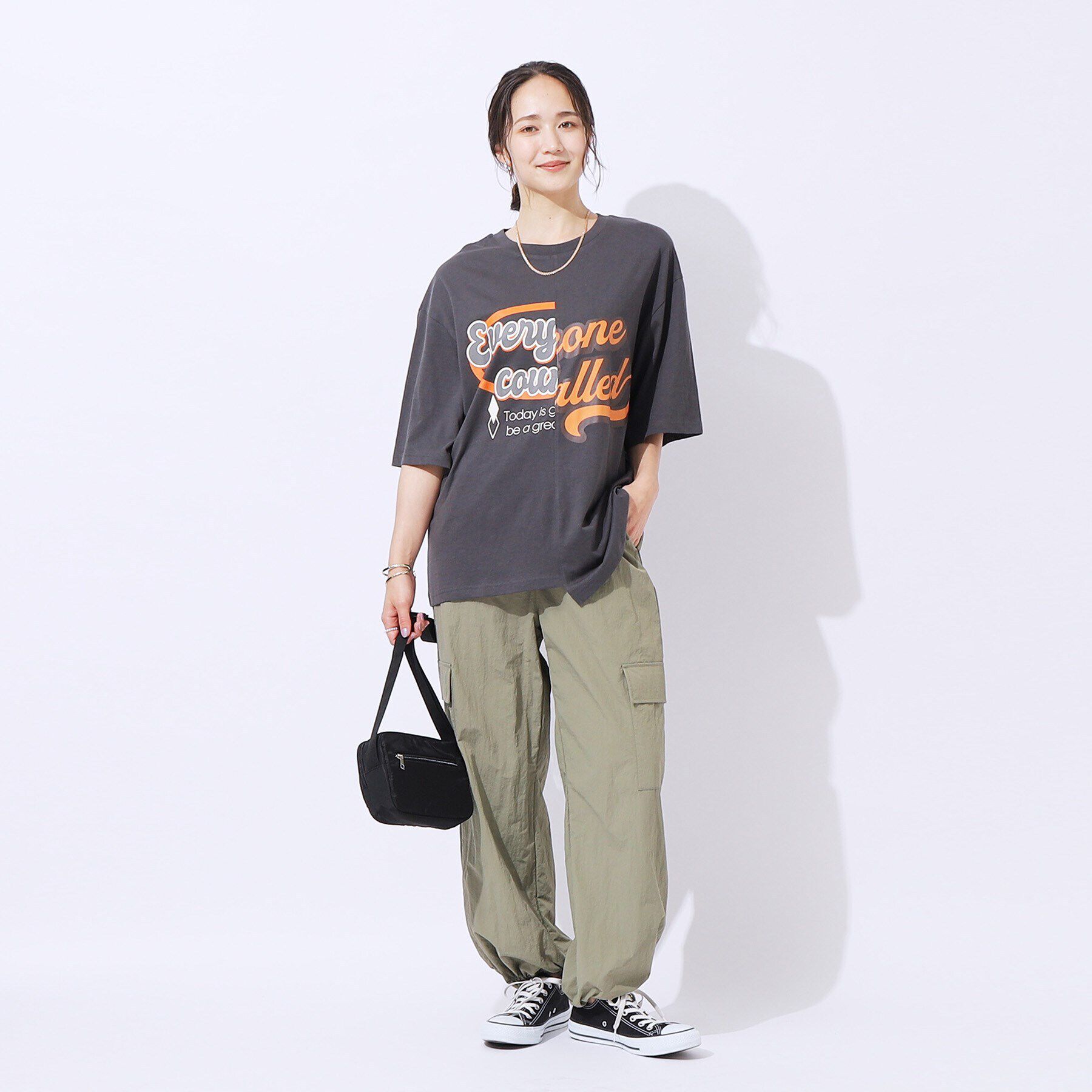 SHOO･LA･RUE「【洗える】リメイク風Tシャツ」|Tシャツ・カットソー|