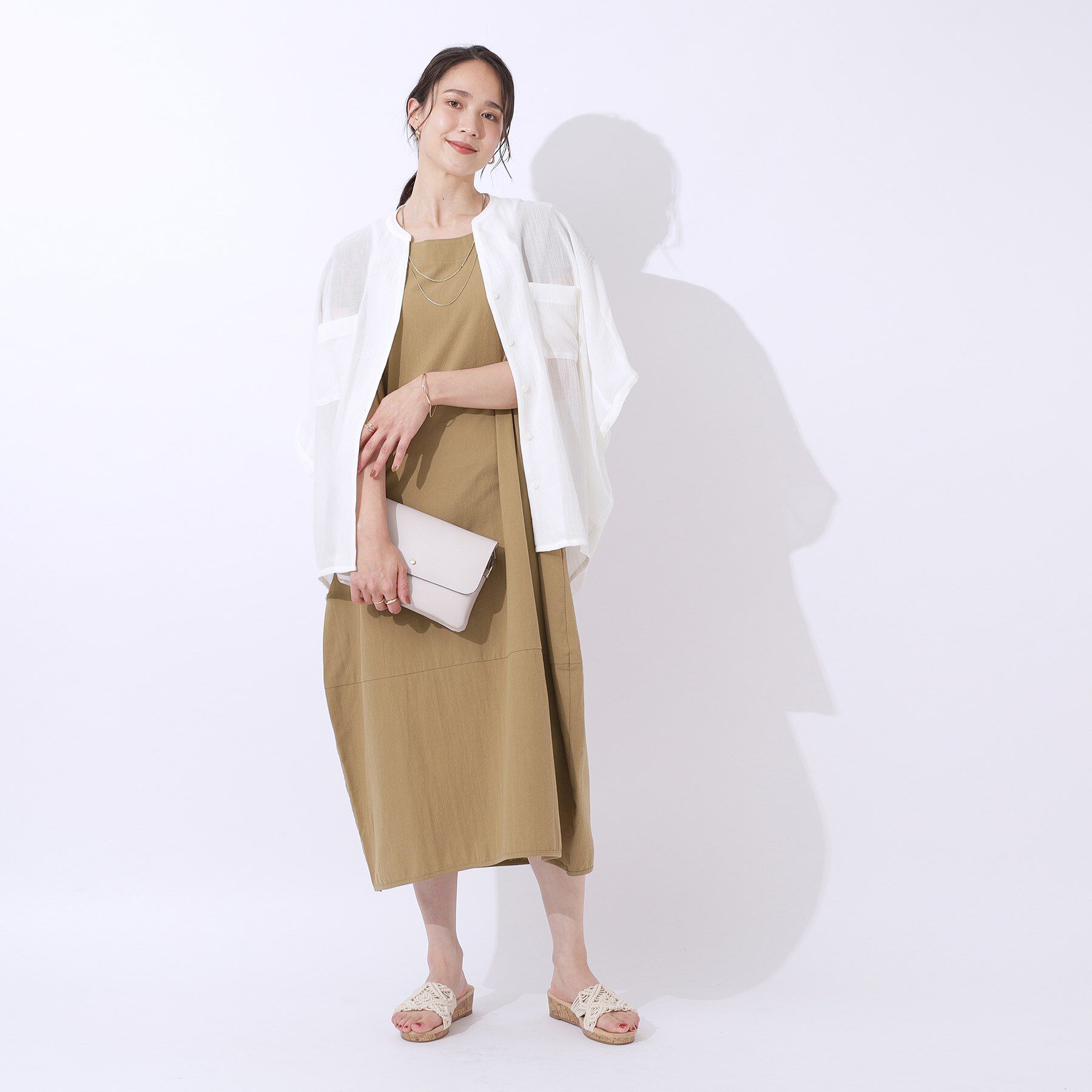 SHOO･LA･RUE「【洗える】コクーンシルエットワンピース」|ワンピース|