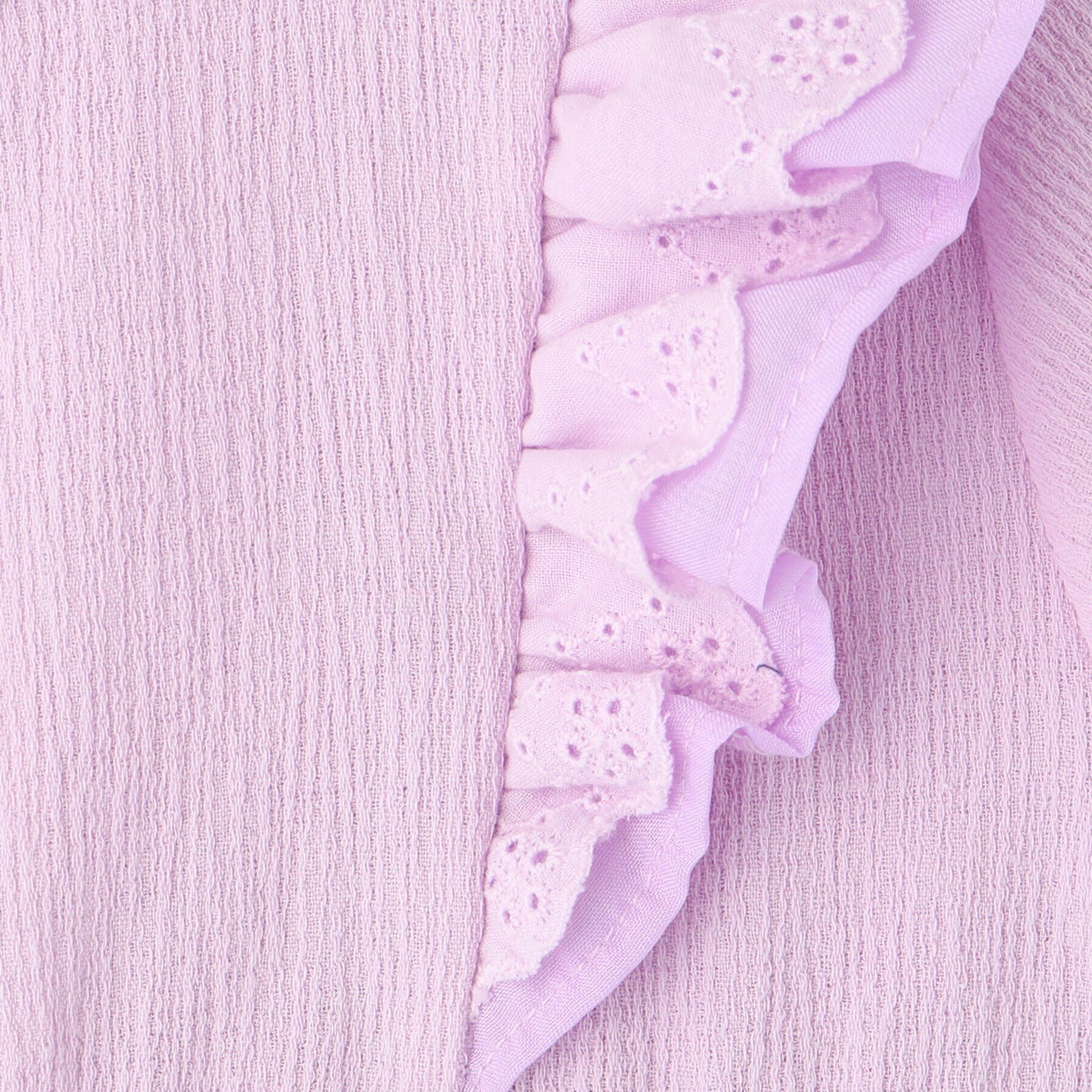 SHOO･LA･RUE「【110-140cm/セットアップ可】楊柳フリルトップス」|シャツ・ブラウス|