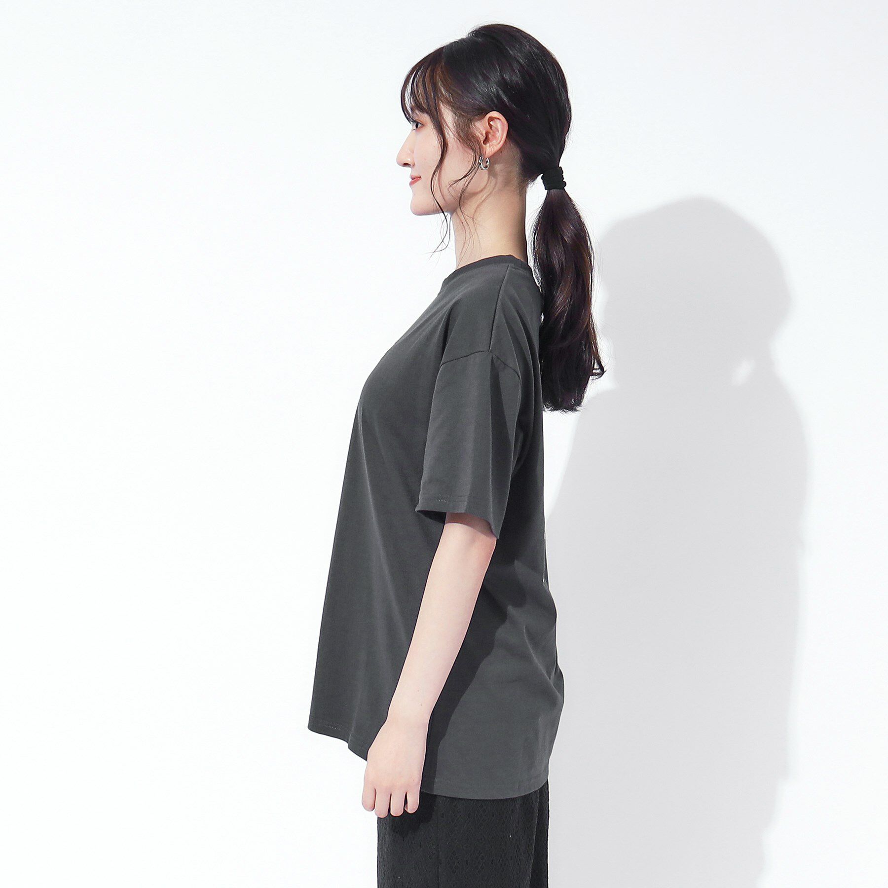 SHOO･LA･RUE「ラメ発泡ロゴ BIGTシャツ」|Tシャツ・カットソー|