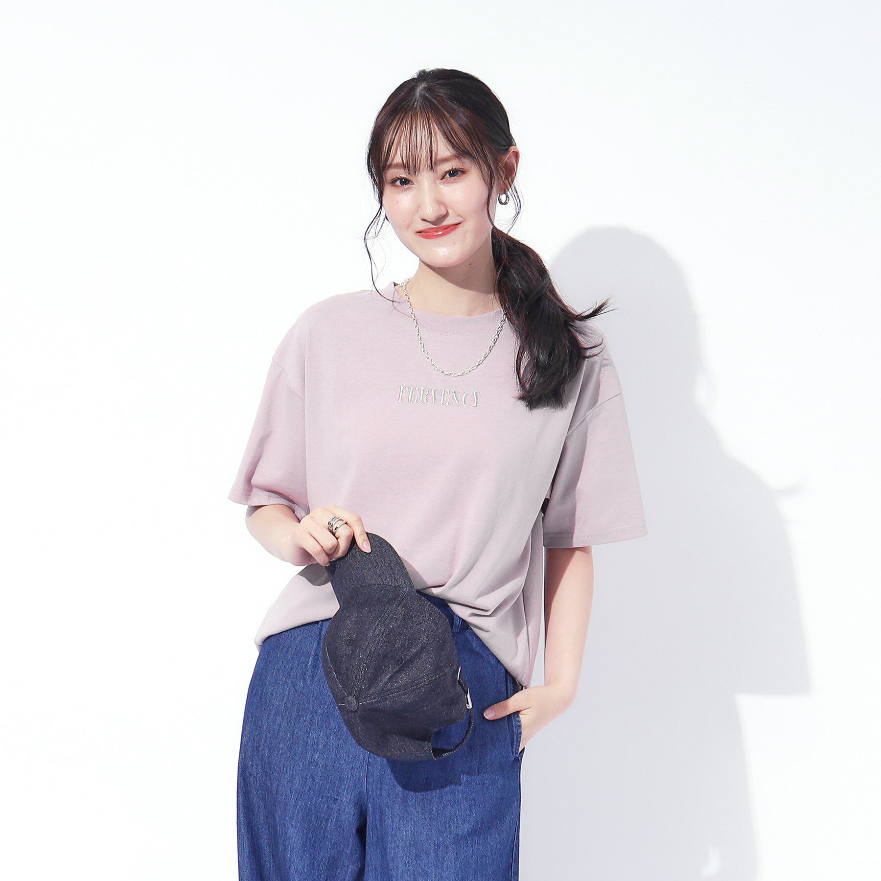 SHOO･LA･RUE「ラメ発泡ロゴ BIGTシャツ」|Tシャツ・カットソー|