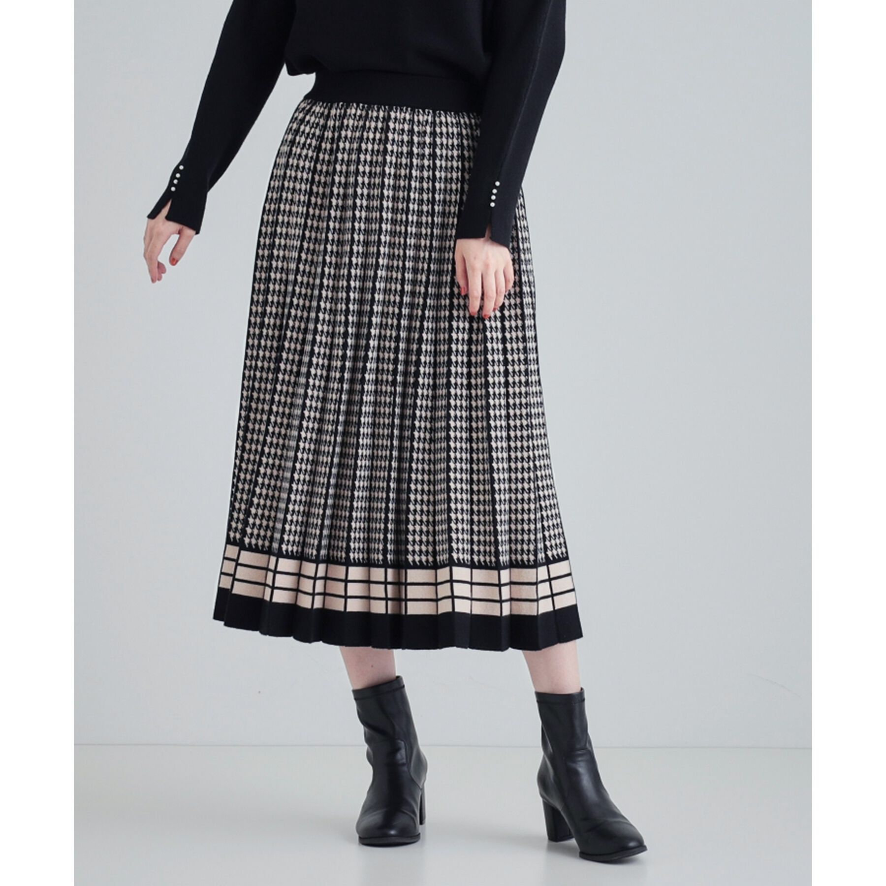 SHOO･LA･RUE「【高レビュー/洗える/セットアップ可】女性らしさ際立つ もちもちニットスカート」|スカート|