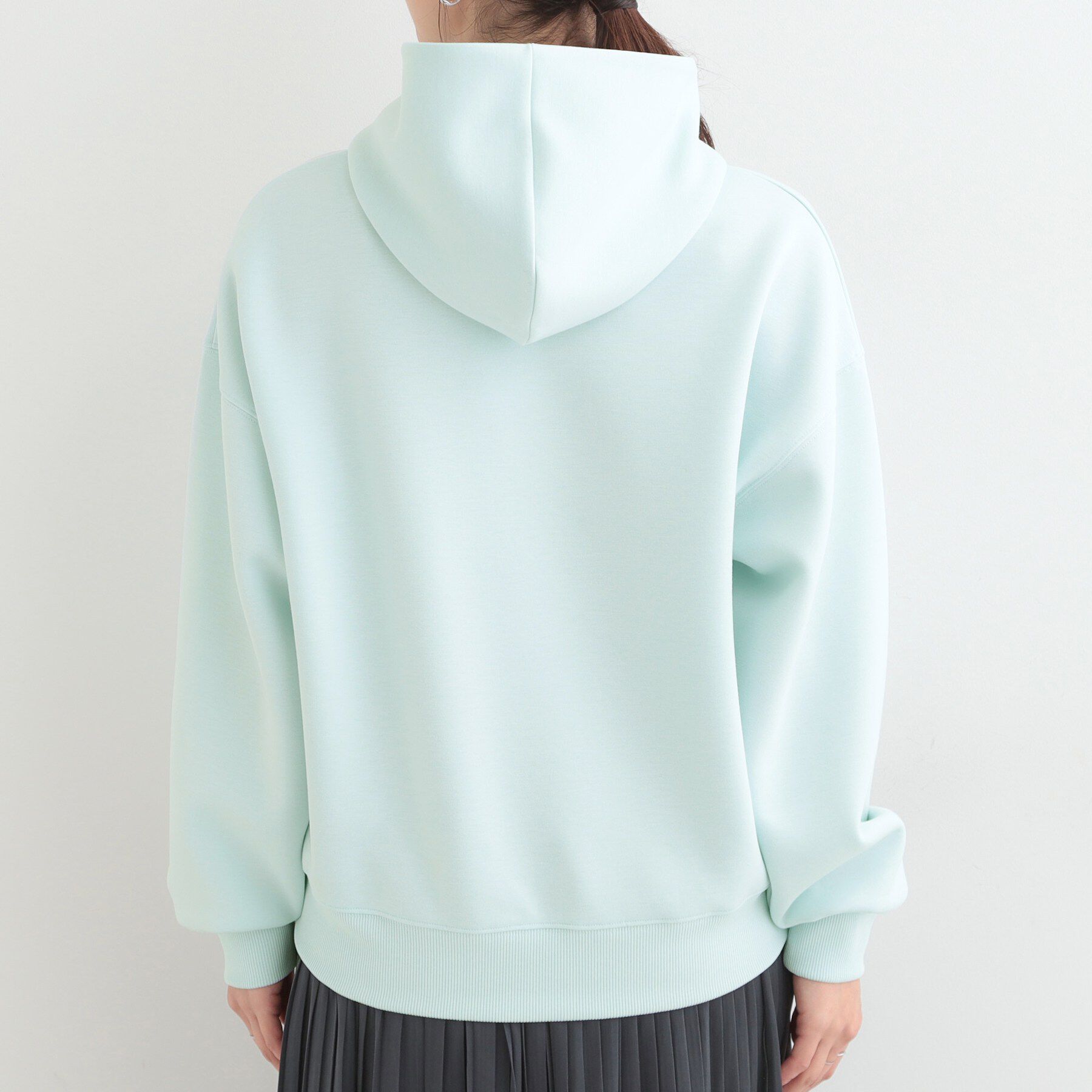 SHOO･LA･RUE「【S-LL/なめらかタッチ】ロゴフーディ」|パーカー|