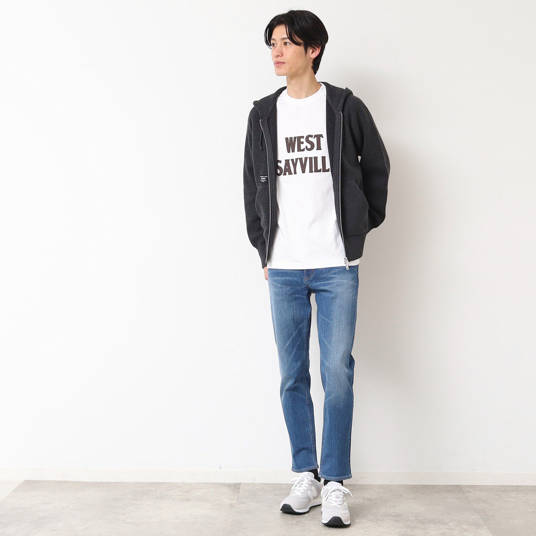 Dessin「【洗える】フーデッドジップパーカ」|パーカー|