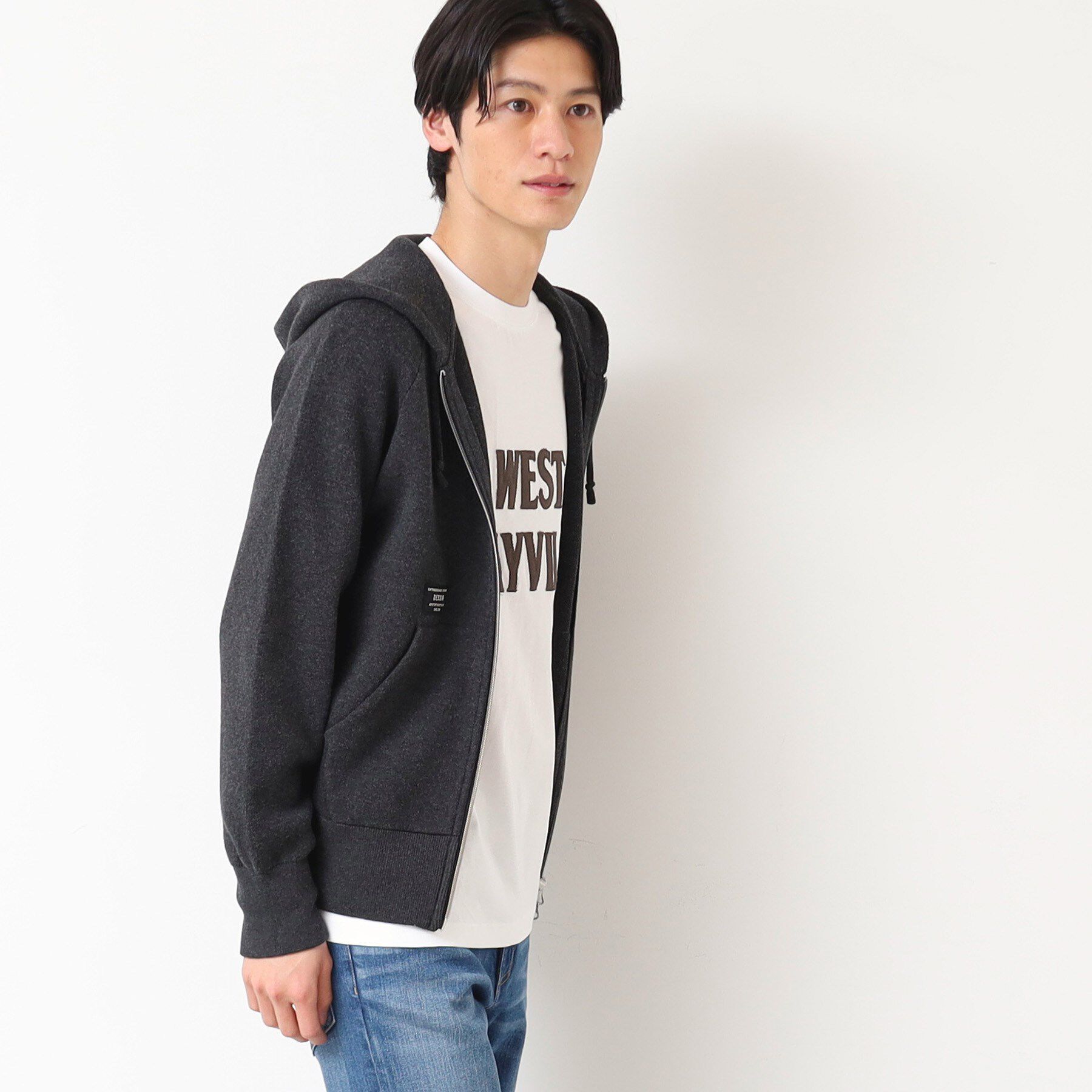 Dessin「【洗える】フーデッドジップパーカ」|パーカー|