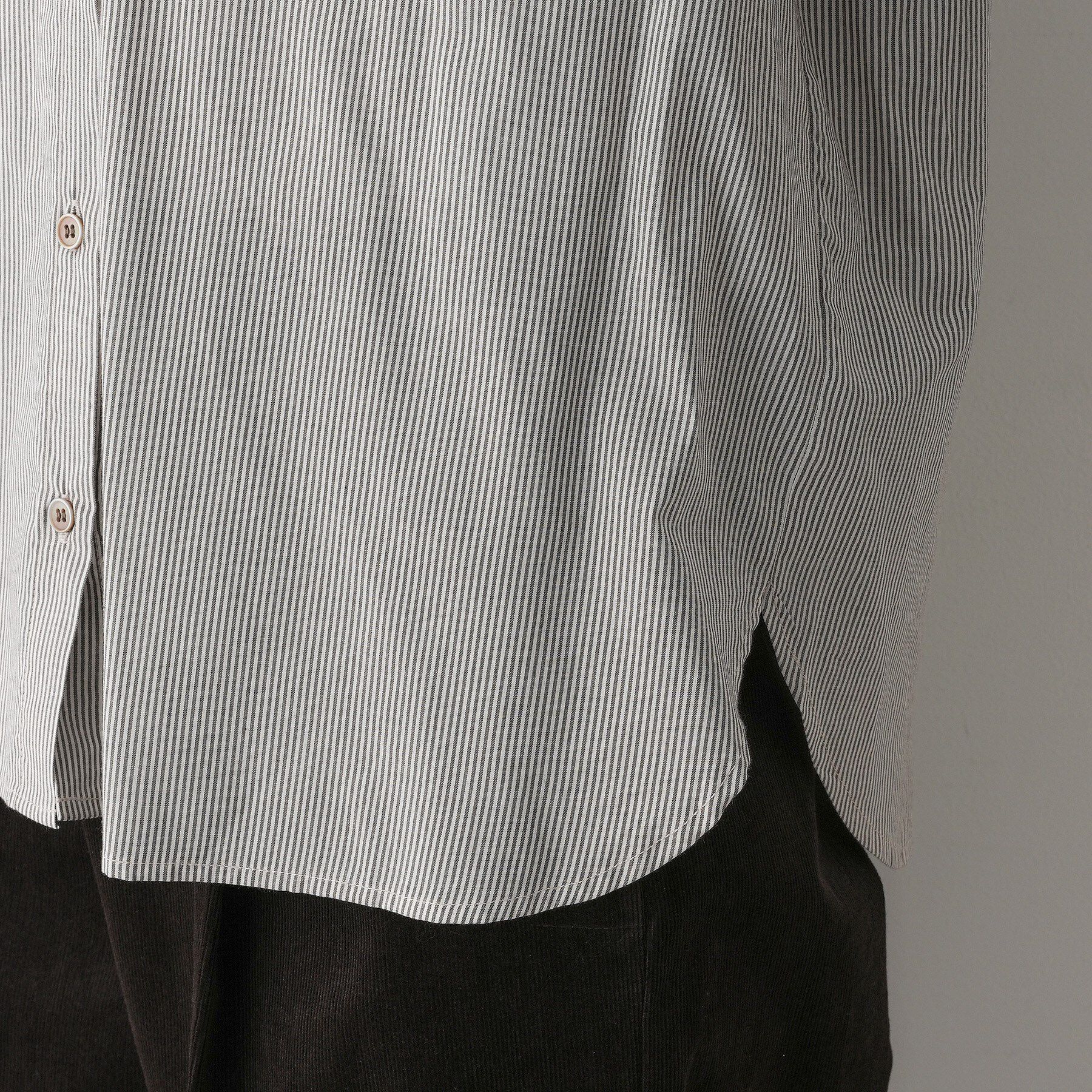 Dessin「【洗える】フリルネックシャツ」|シャツ・ブラウス|