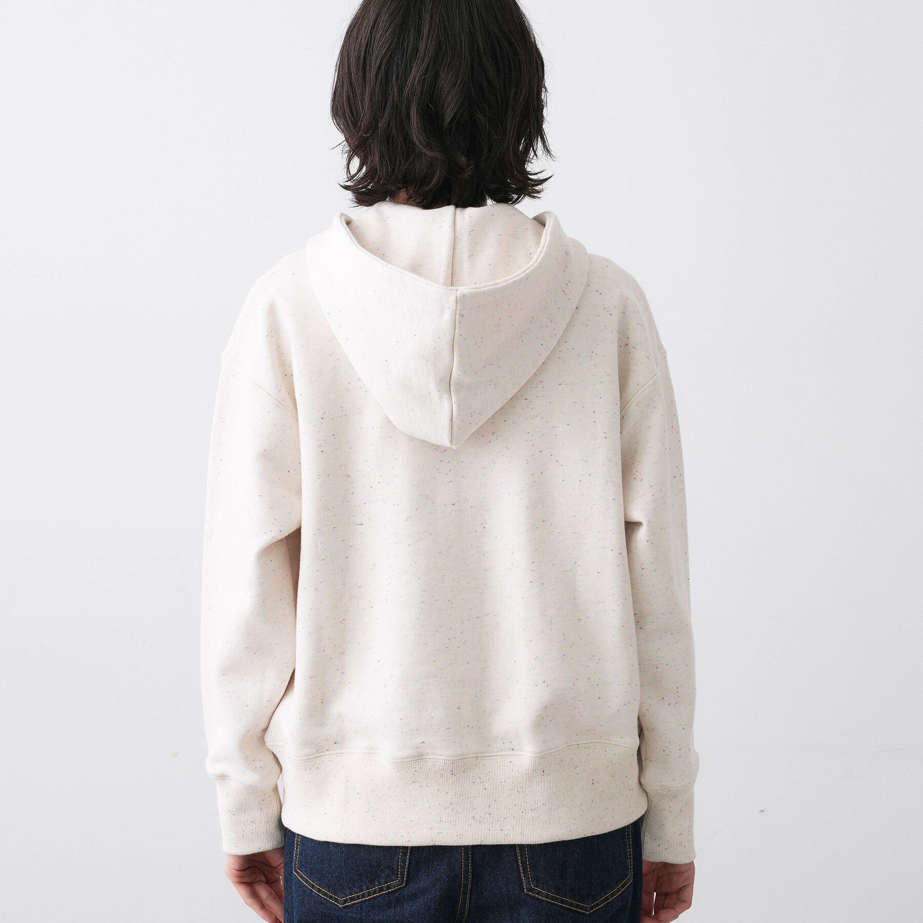 Dessin「【ユニセックス/洗える】ネップ裏毛フーディートレーナー」|パーカー|