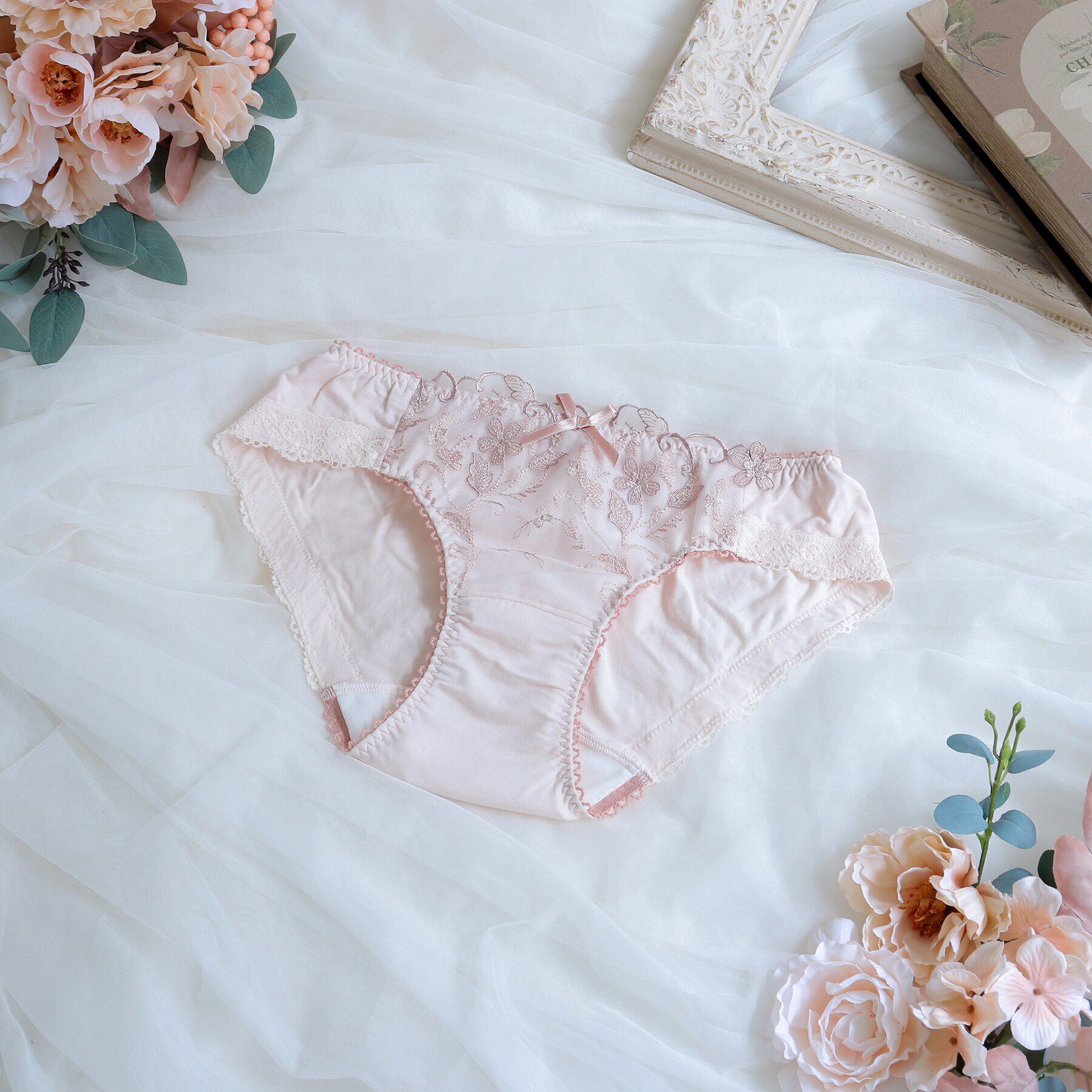 Risa Magli「ボーナ サニタリーショーツ」|インナー|ピンク(071)