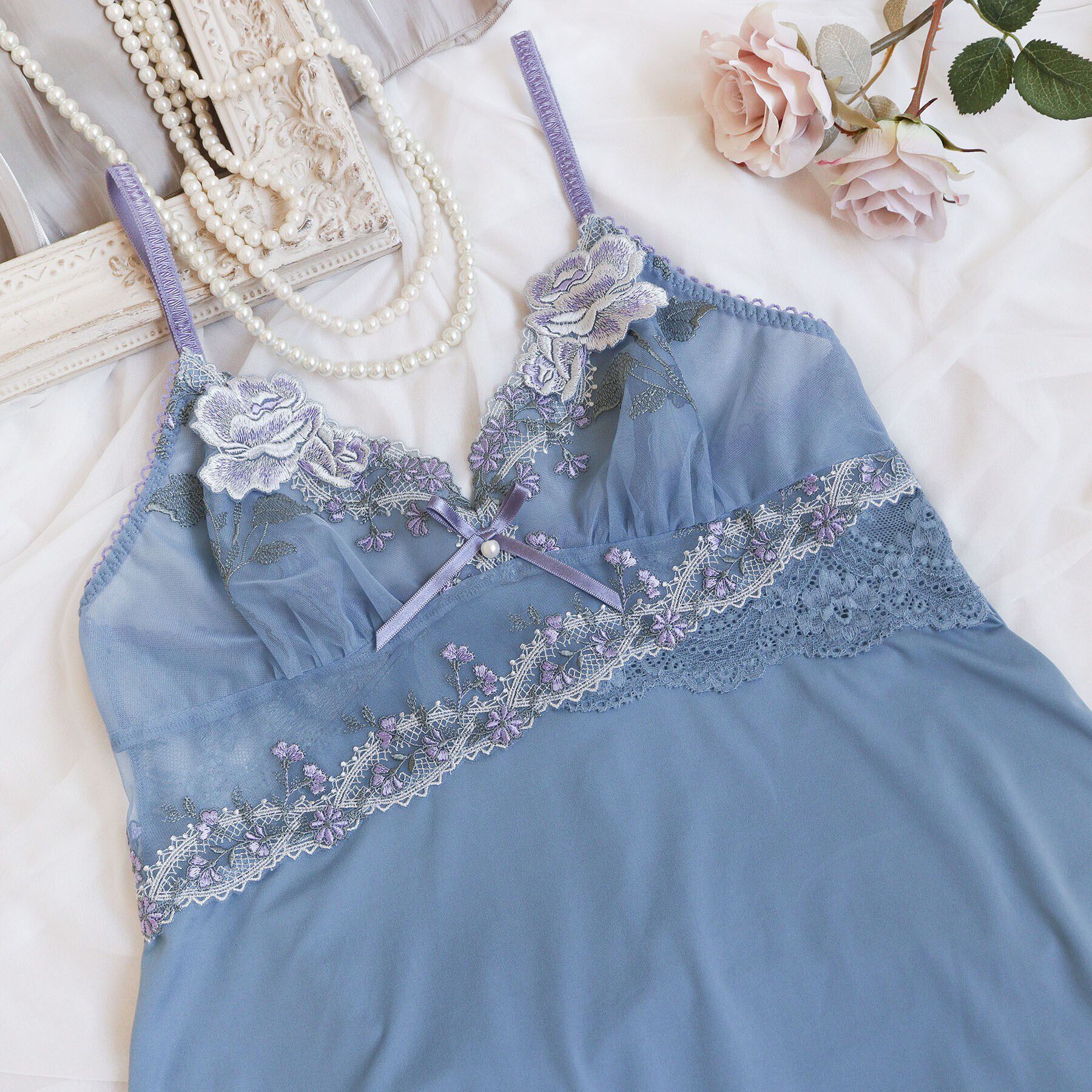 Risa Magli「フロリーナ スリップ」|キャミソール|