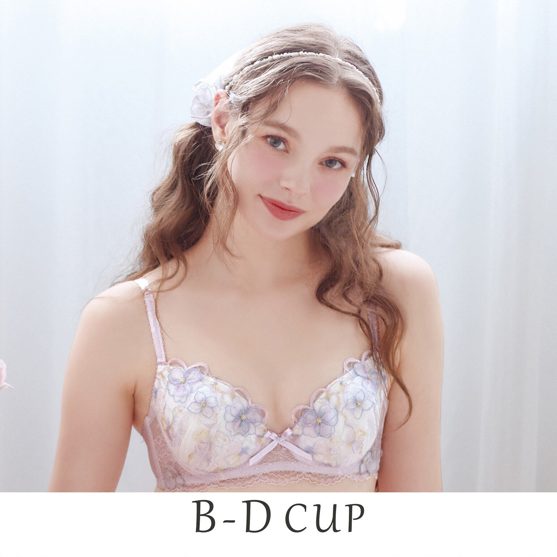 Risa Magli「マティア ブラジャー（B-D）＜スウィートリッチ＞」|インナー|ラベンダー(080)