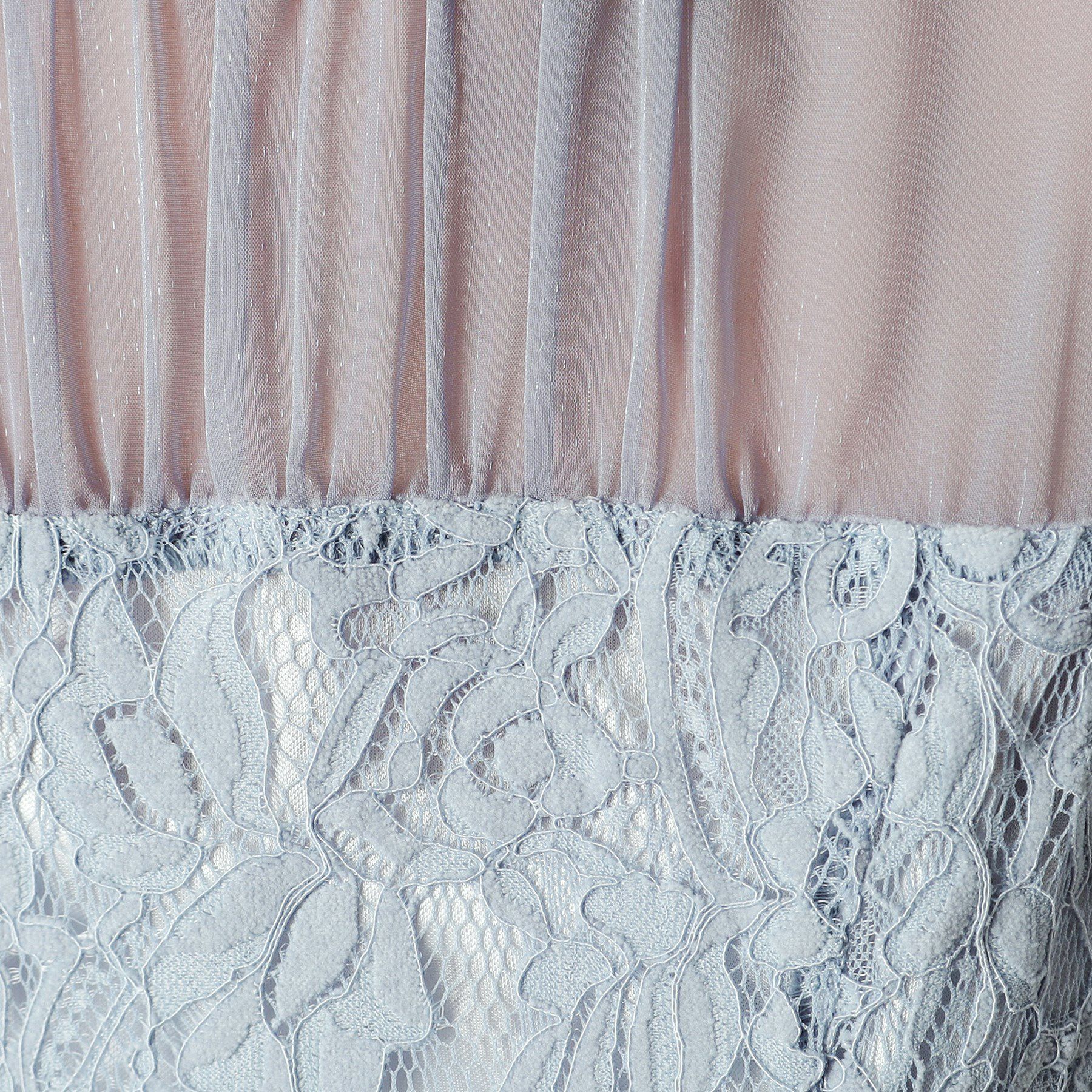 ITS&rsquo;DEMO「【結婚式・パーティに】レース&times;ラメシアーワンピース＜ドレスコレクション＞」|ワンピース|