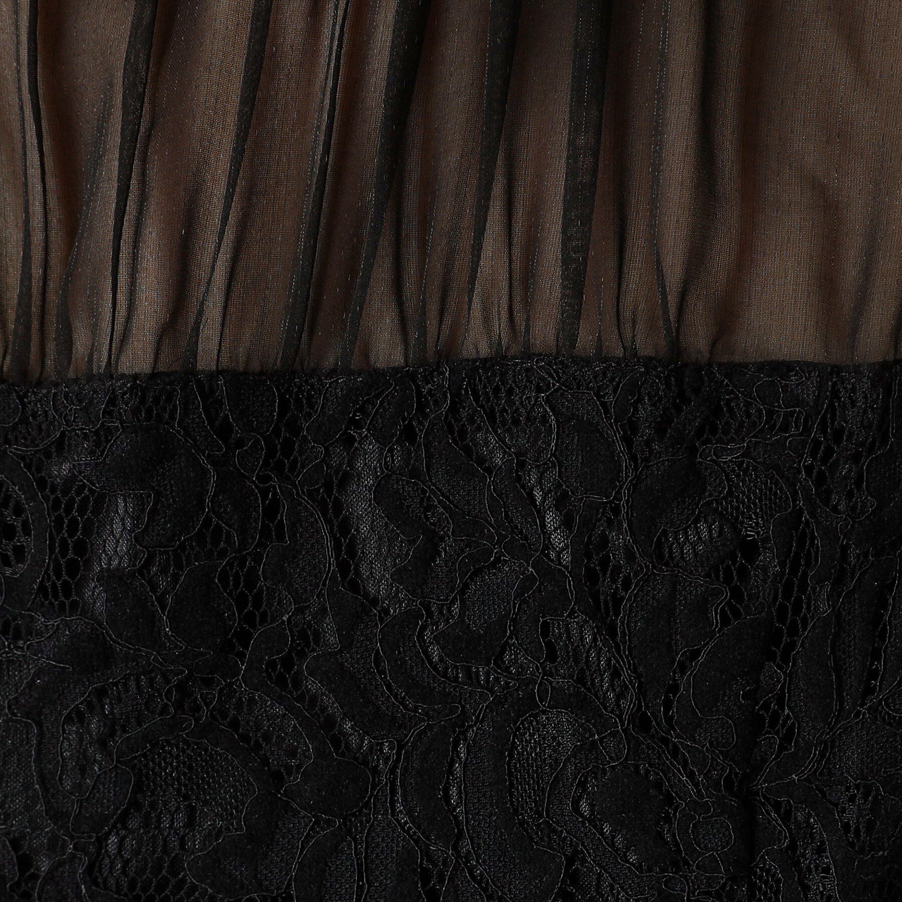 ITS&rsquo;DEMO「【結婚式・パーティに】レース&times;ラメシアーワンピース＜ドレスコレクション＞」|ワンピース|