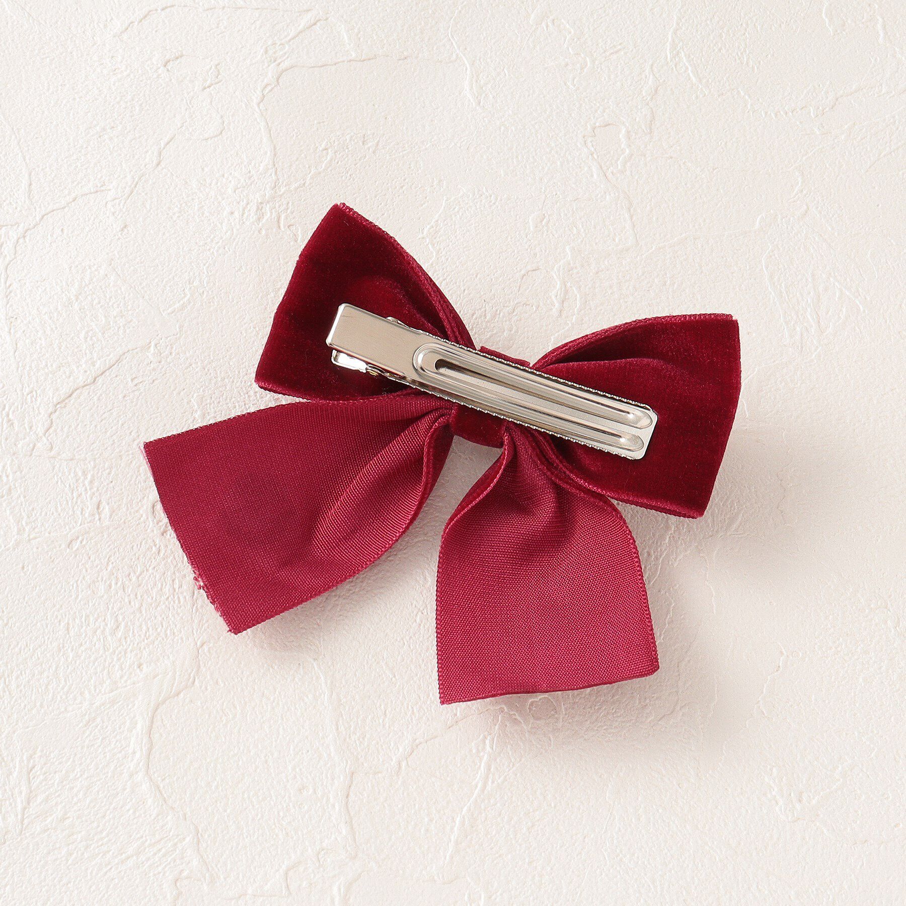 Grandedge「ハート付きベロアリボンクリップ」|その他|