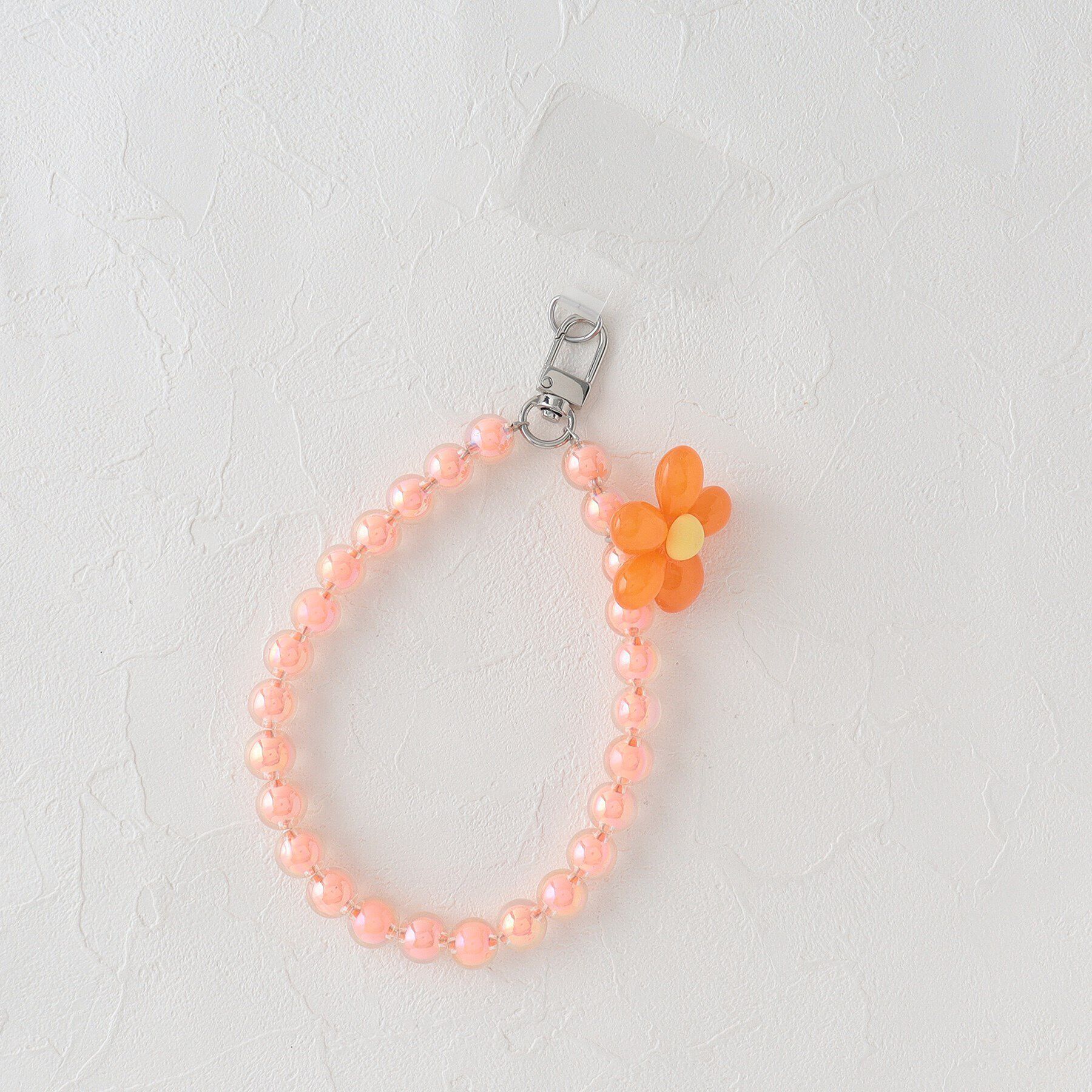 Grandedge「フラワービーズスマホブレス」|ストラップ|