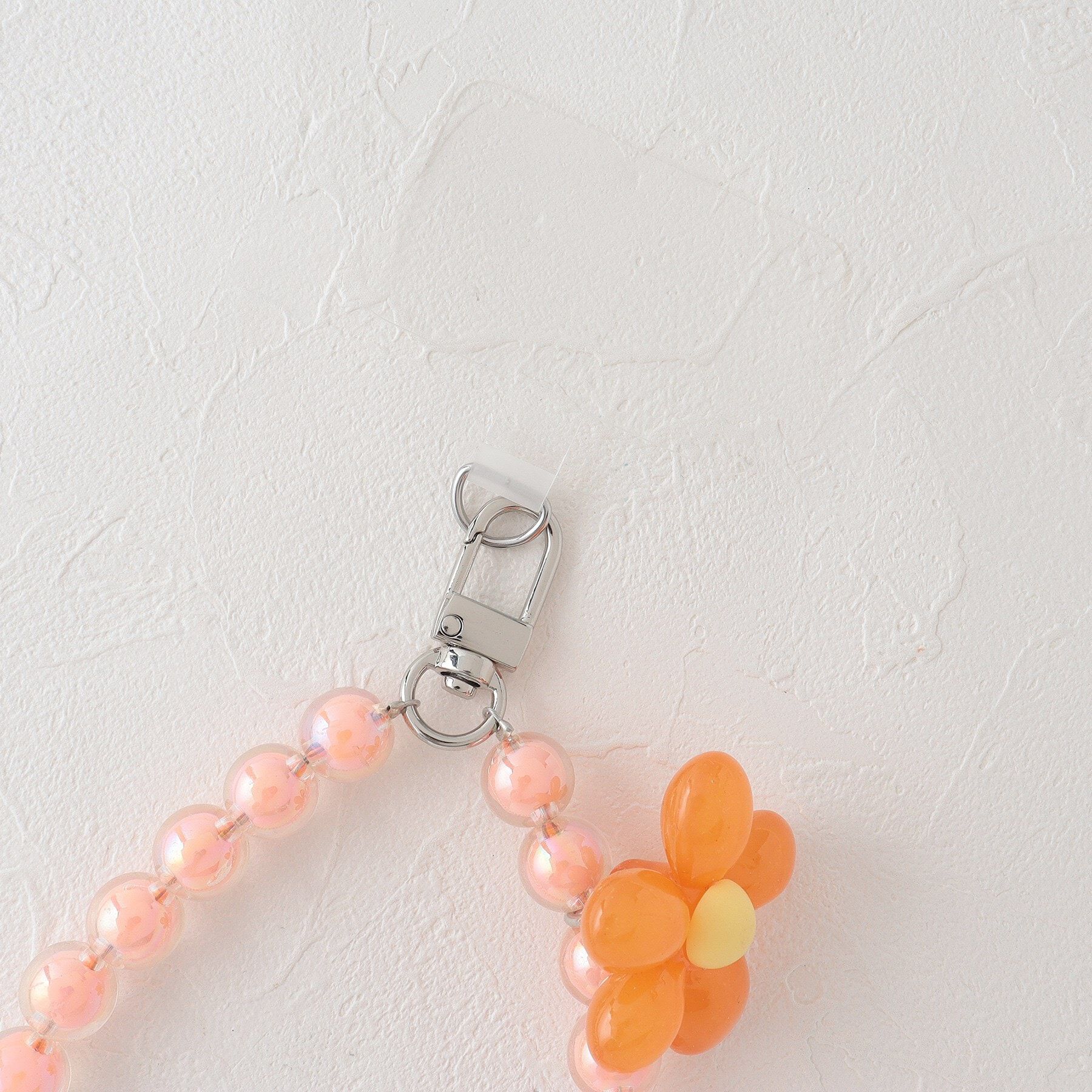 Grandedge「フラワービーズスマホブレス」|ストラップ|